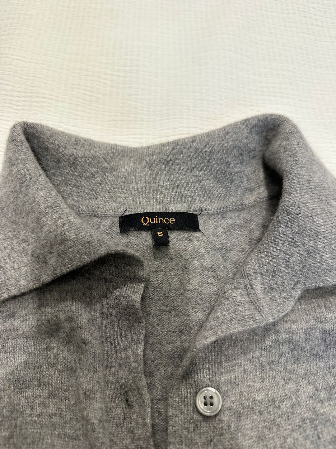 Grey cardigan