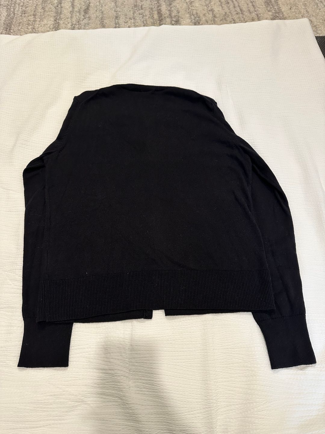 Black cardigan