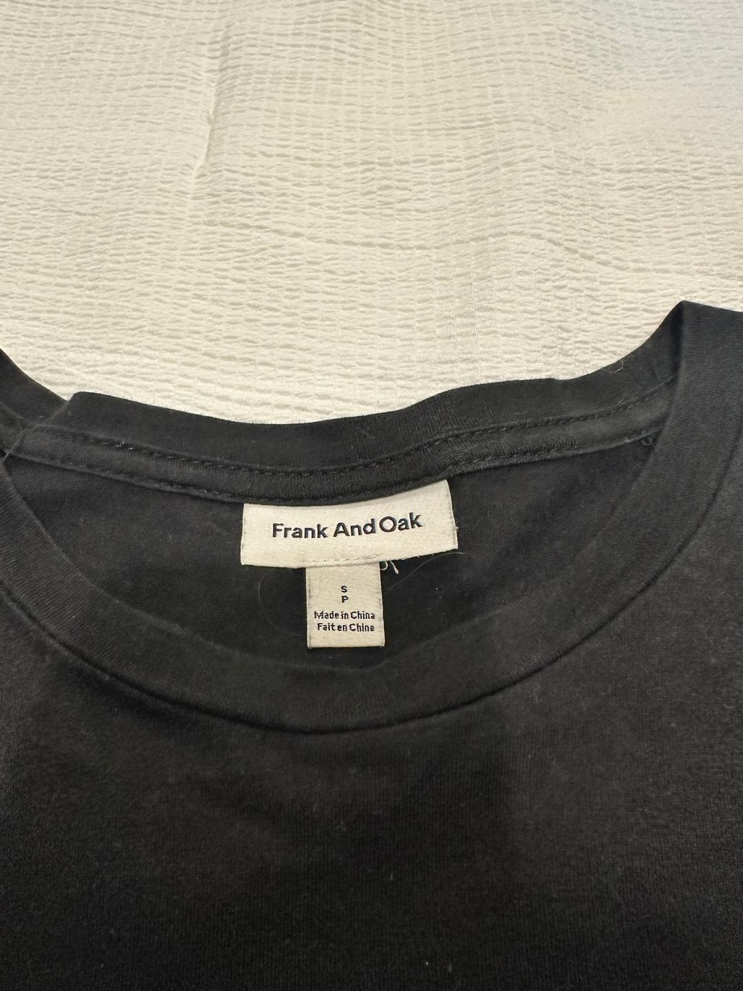 Black long sleeve shirt