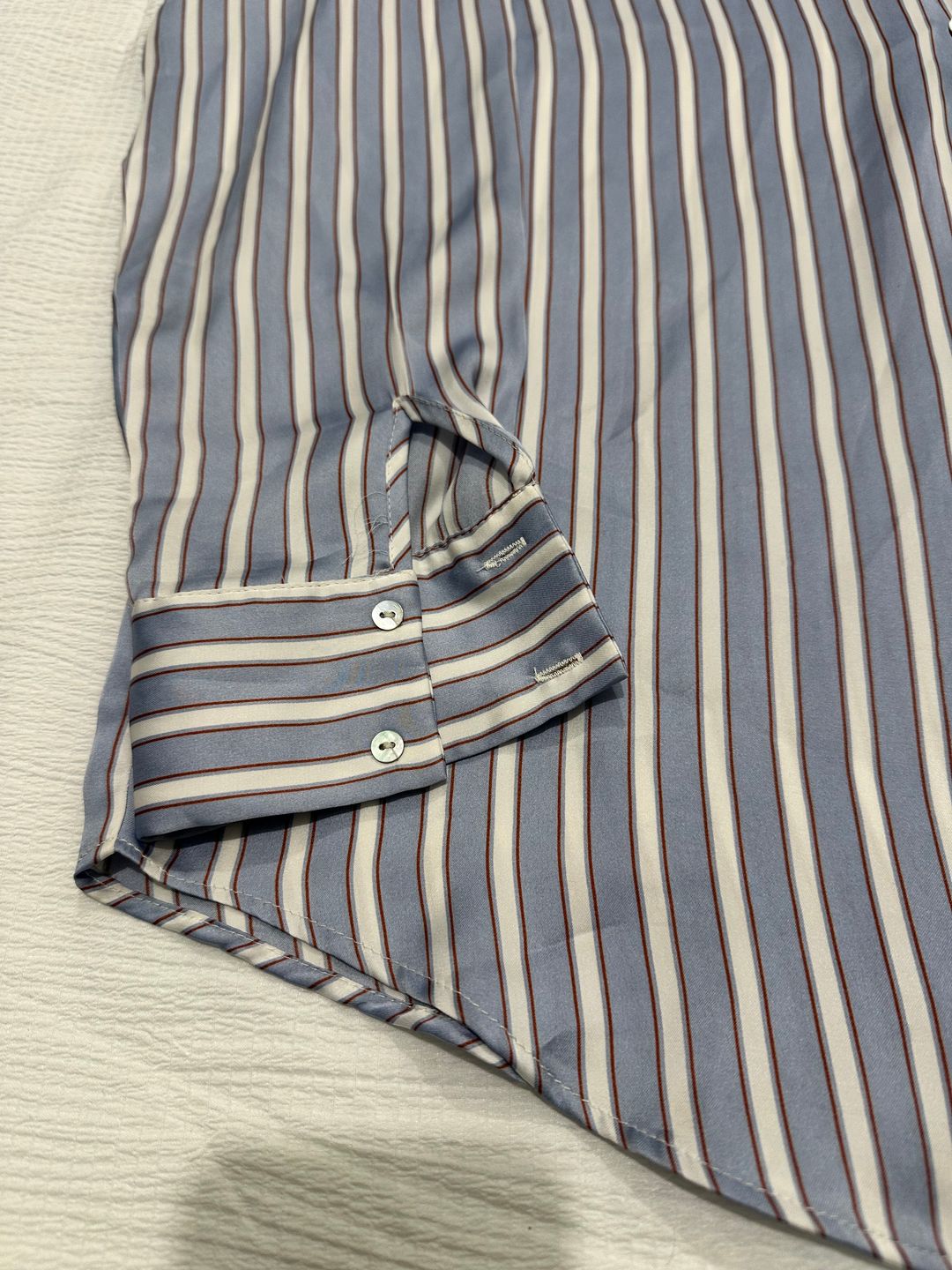 Striped button down shirt