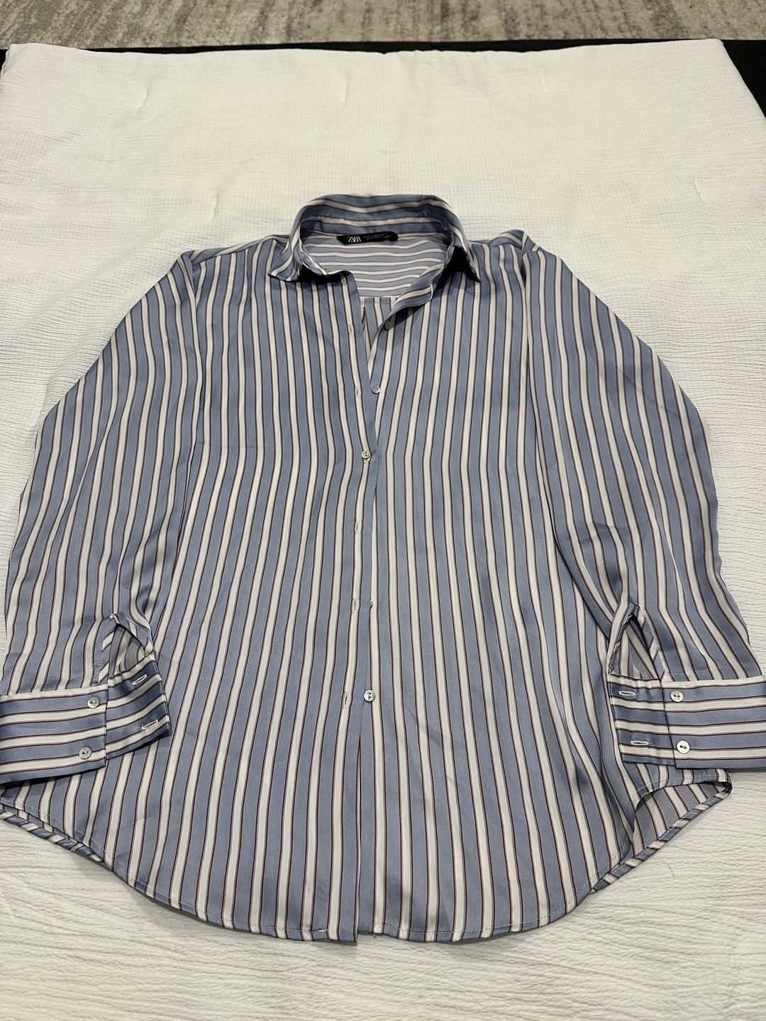 Striped button down shirt