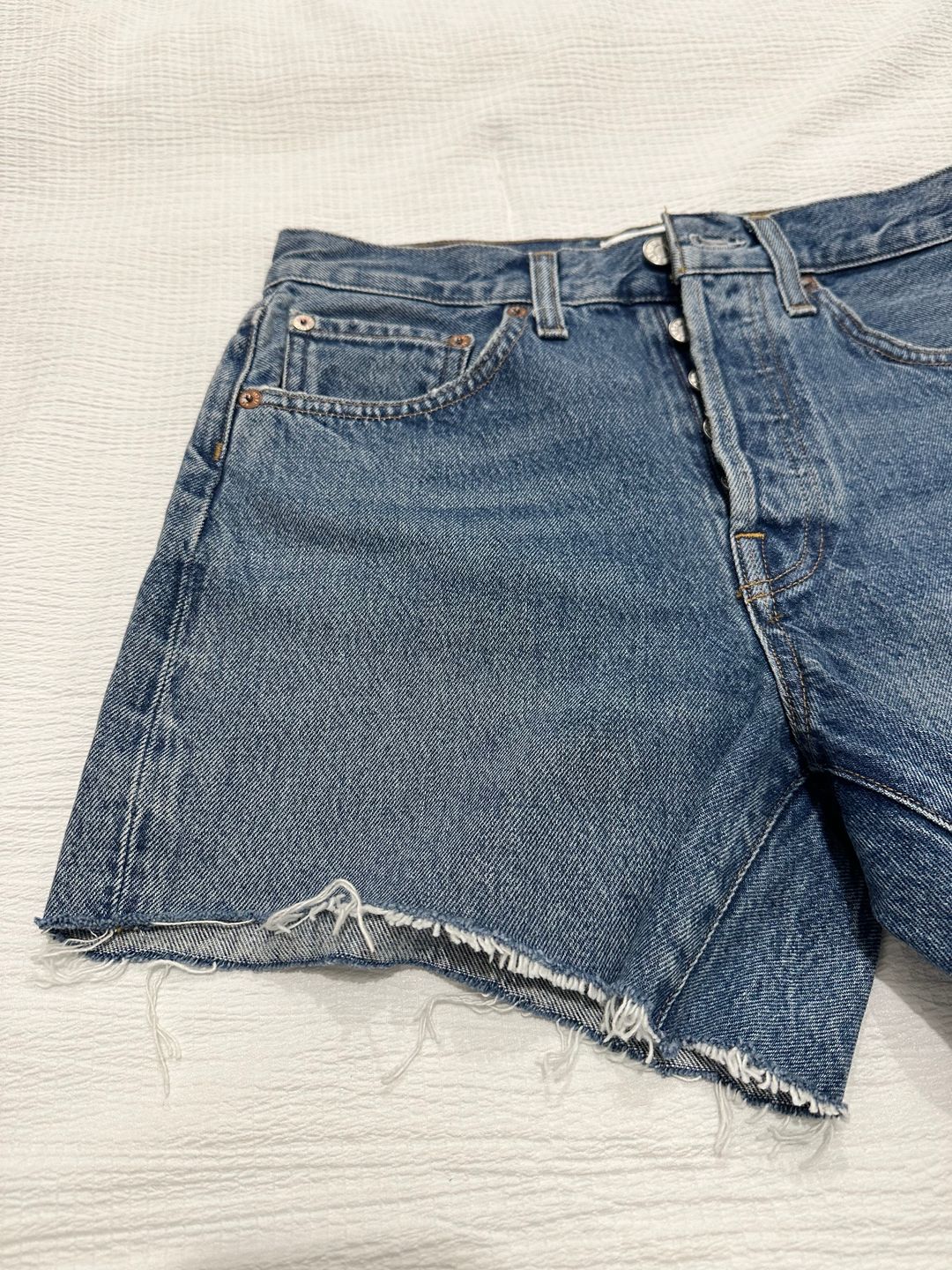 Denim shorts
