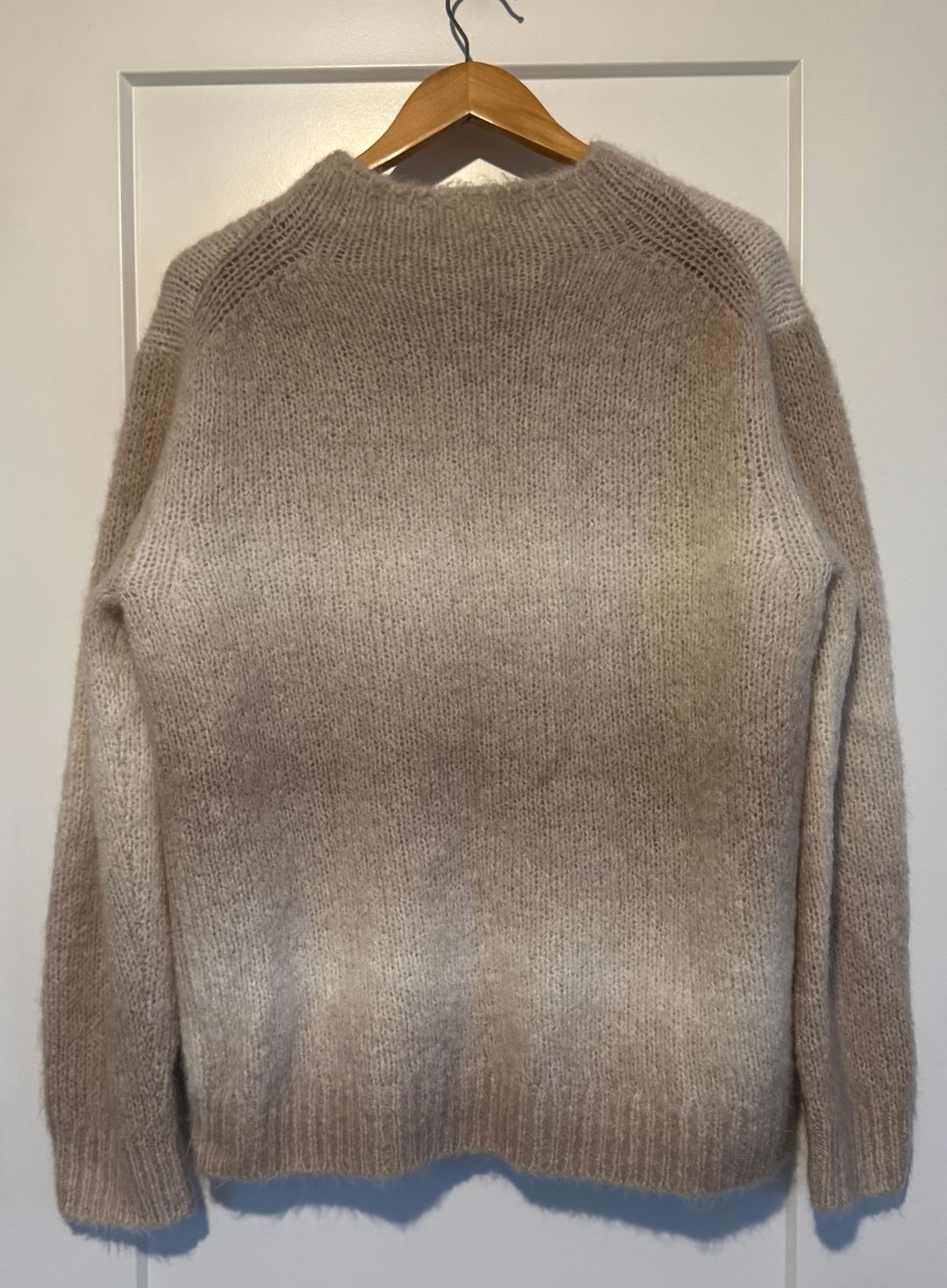 Ombre Superfine Alpaca Funnel Neck Pullover