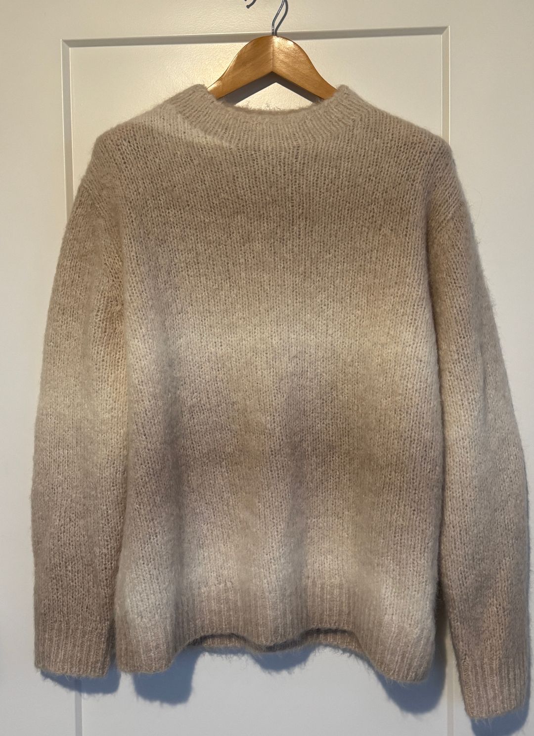 Ombre Superfine Alpaca Funnel Neck Pullover