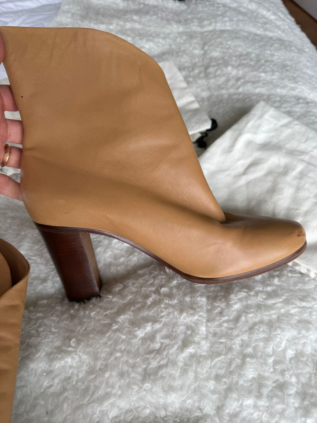 Phoebe Philo high heel ankle boots
