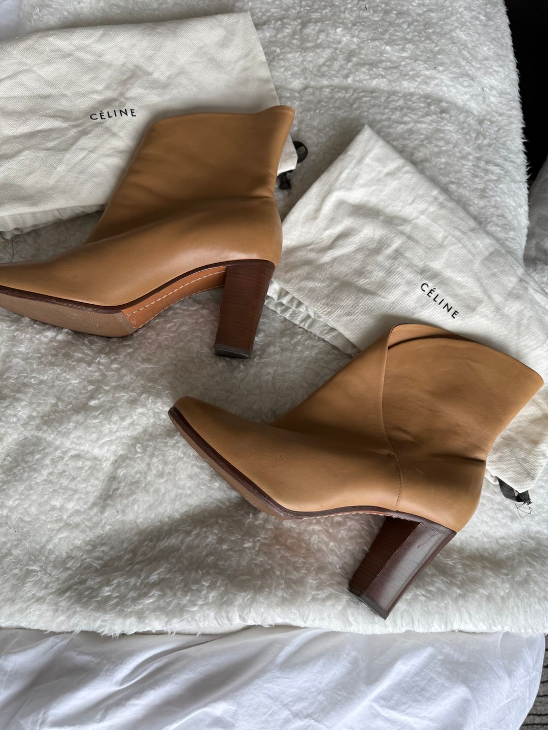 Phoebe Philo high heel ankle boots
