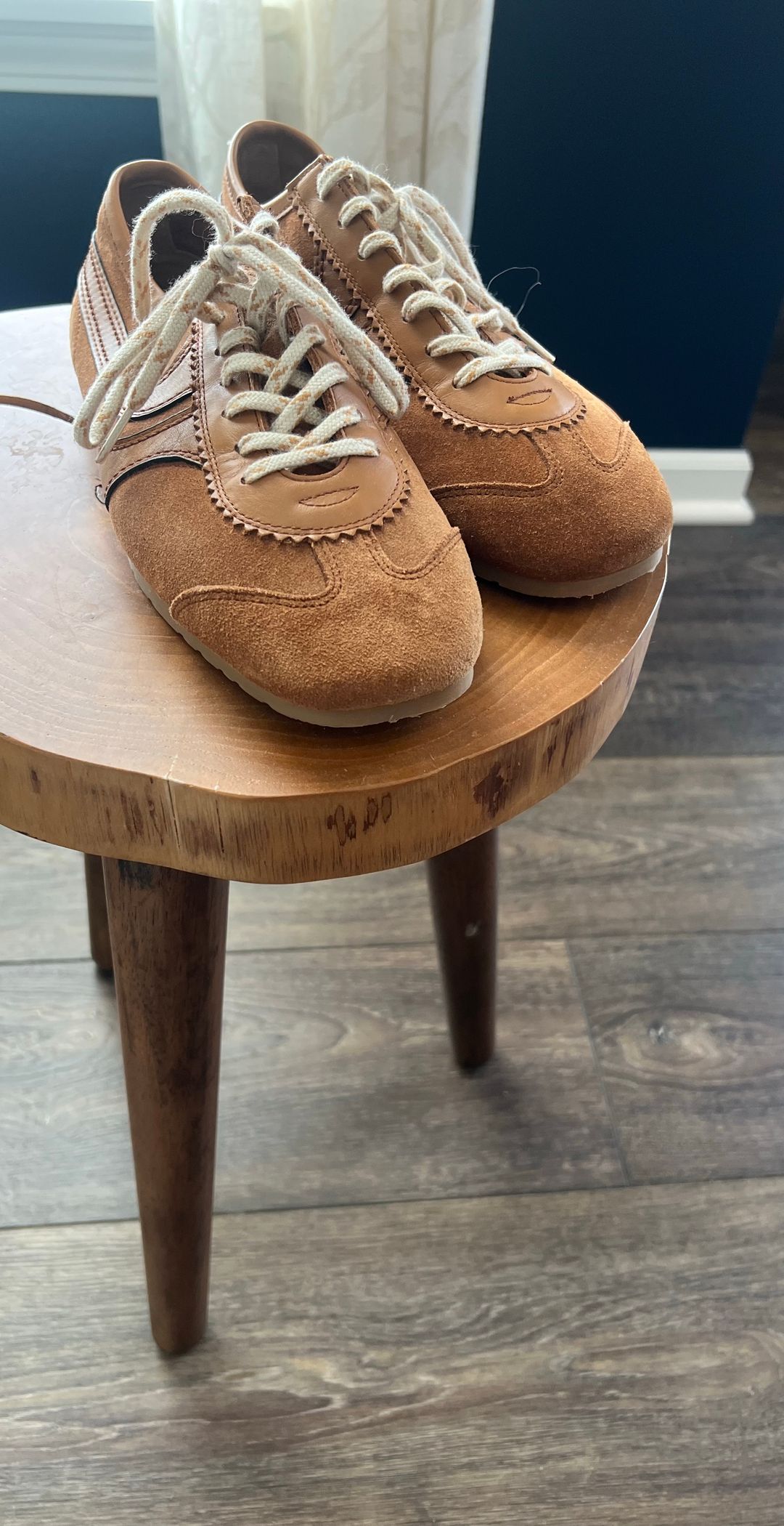 Suede sneakers