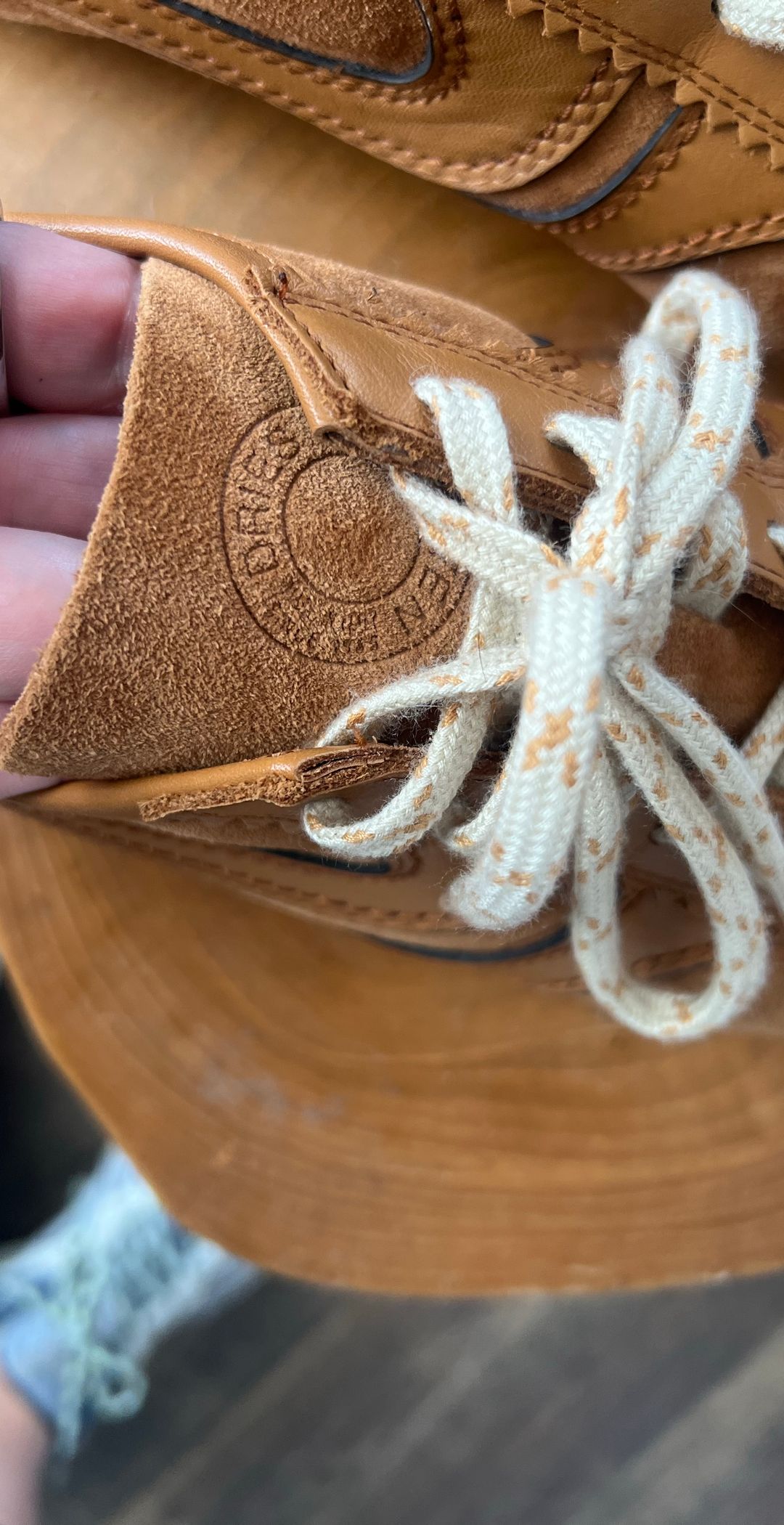 Suede sneakers