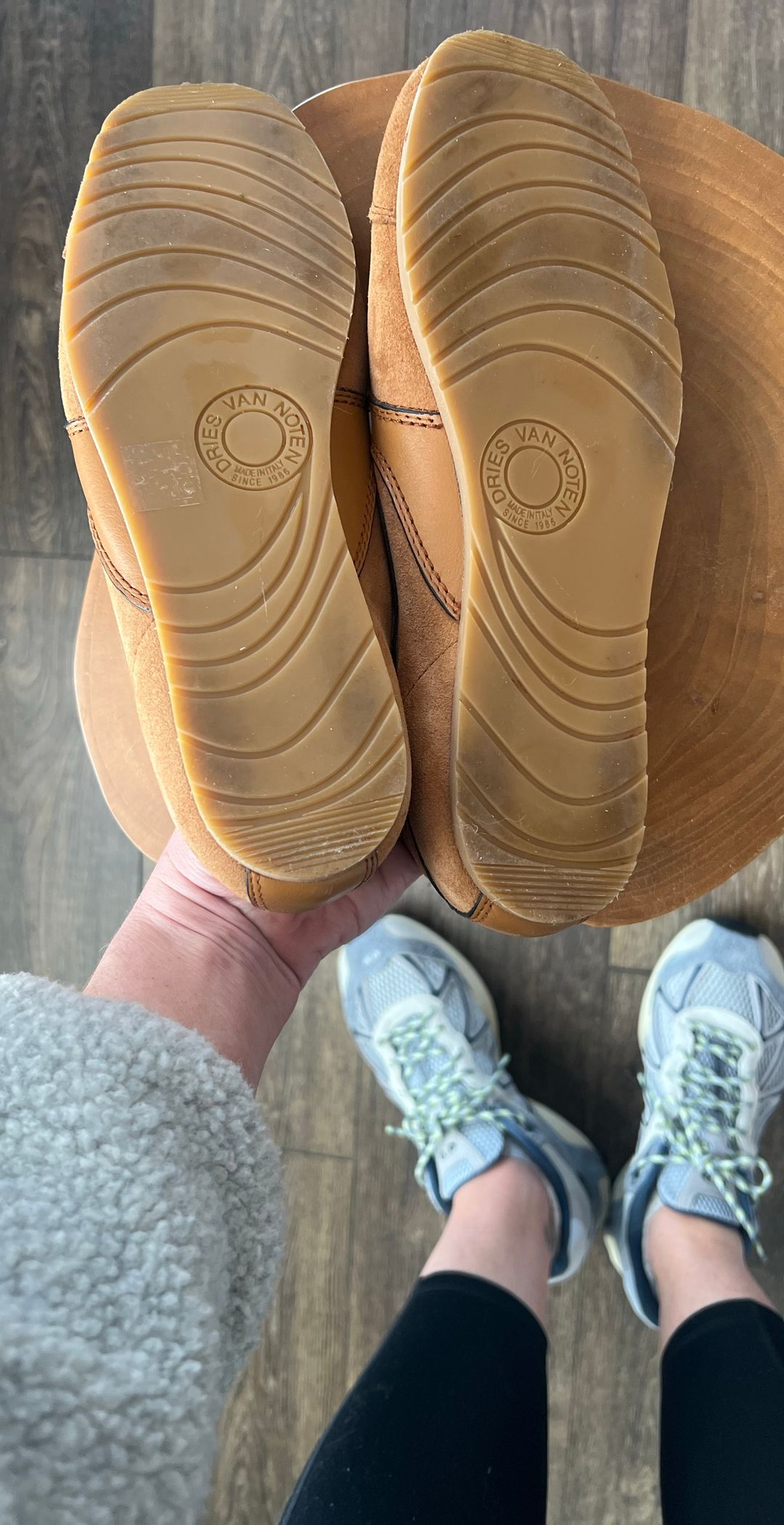 Suede sneakers