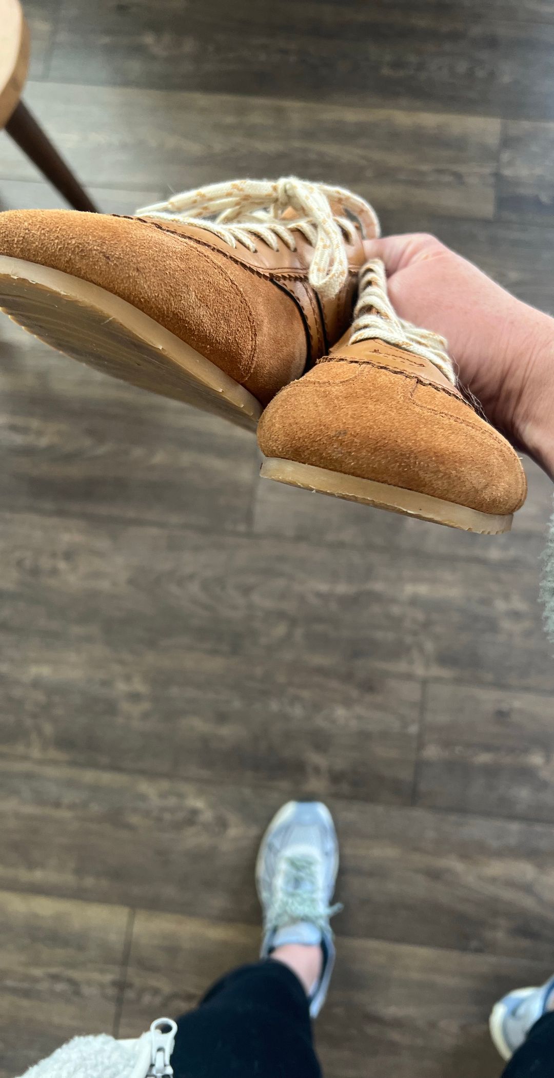 Suede sneakers