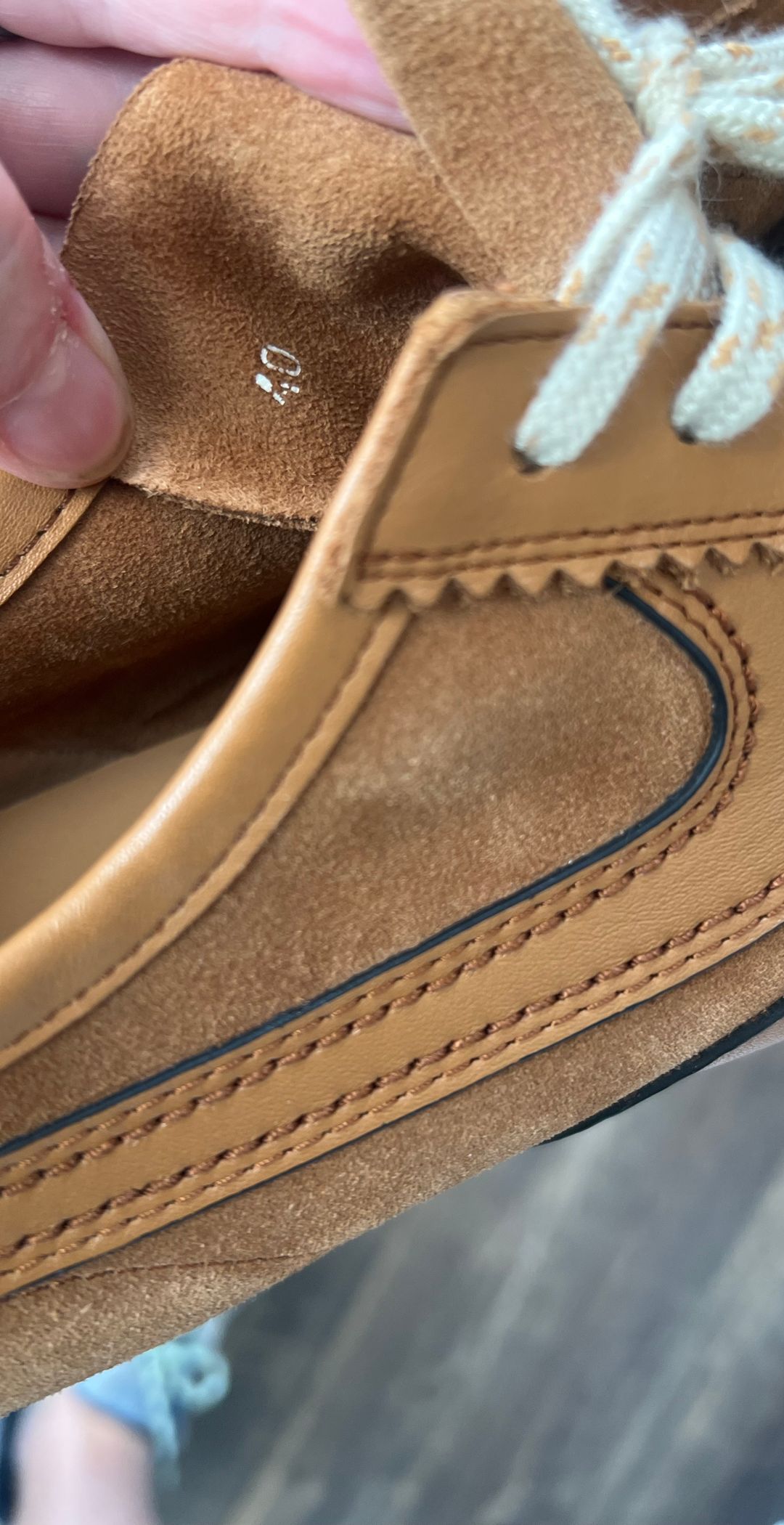 Suede sneakers