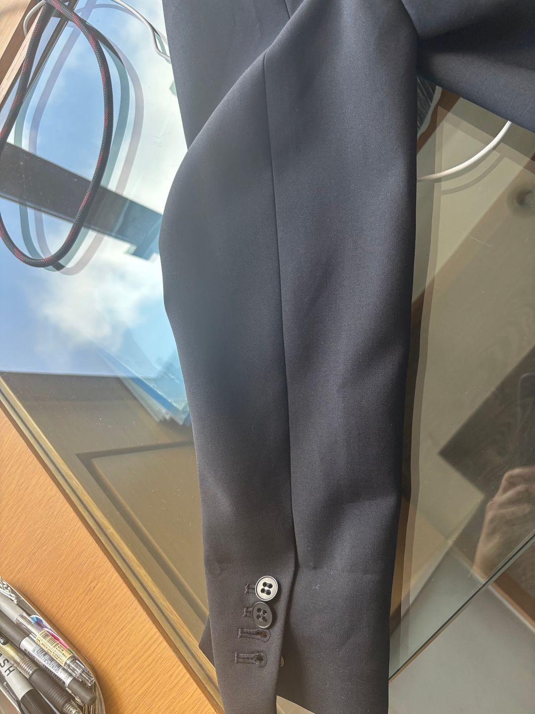 Tibi Tropical Wool Liam Blazer