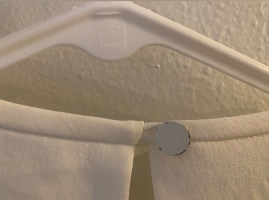 Chalky Drape Padded Shoulder Sleeveless Top