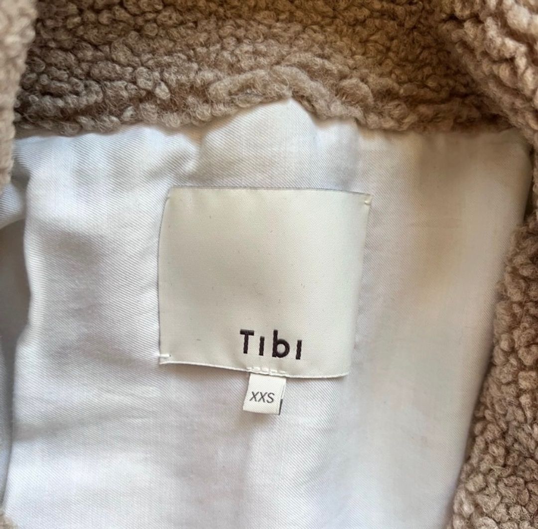 Tibi Taupe Teddy Jacket