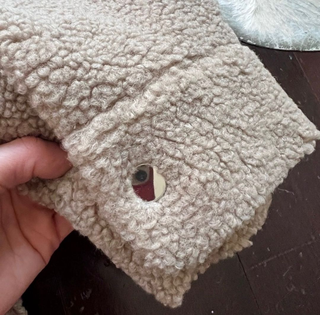 Tibi Taupe Teddy Jacket