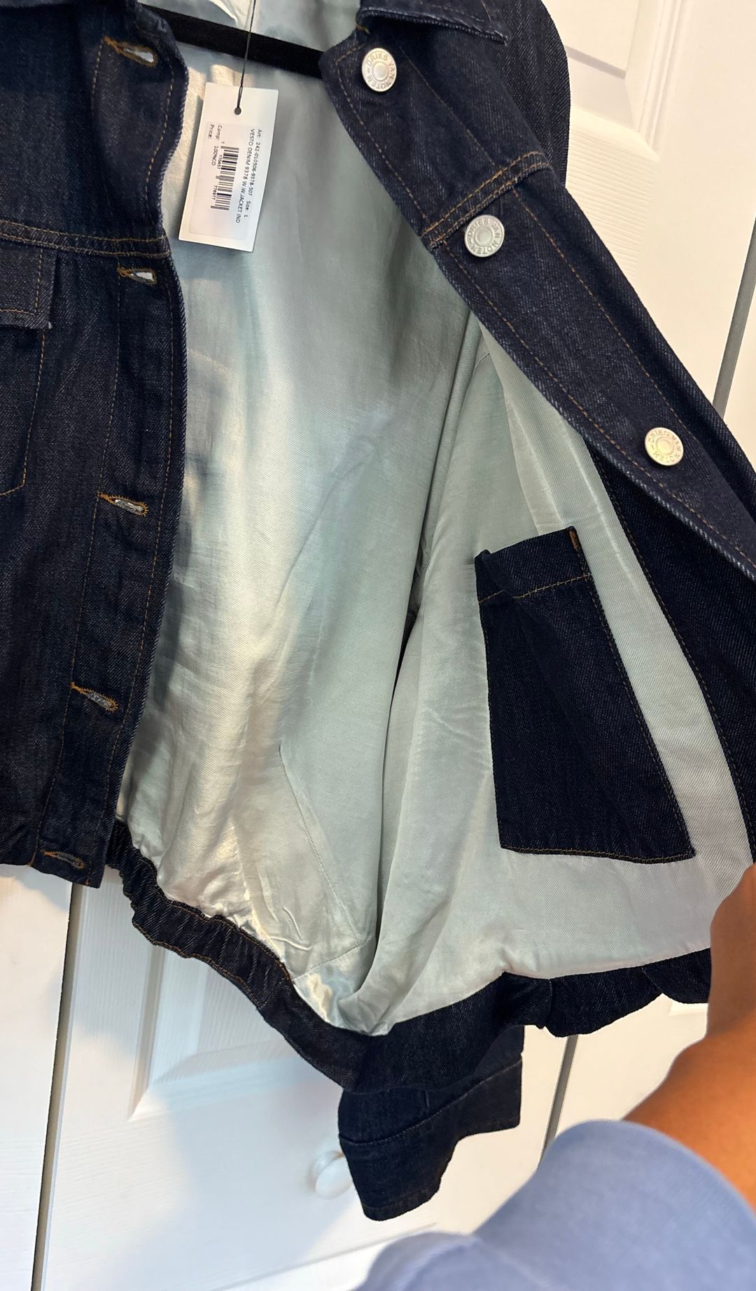 Denim blouson