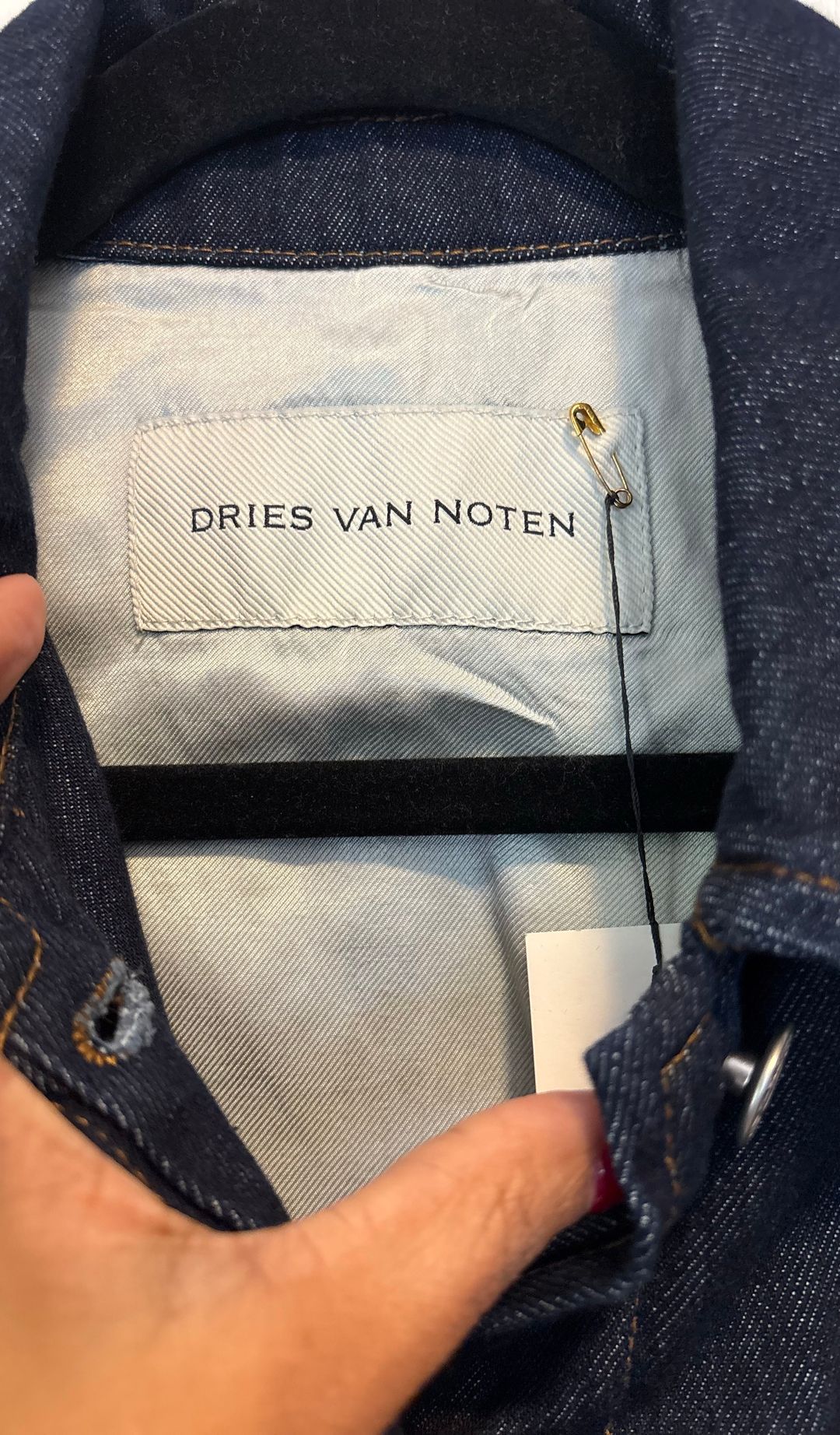 Denim blouson