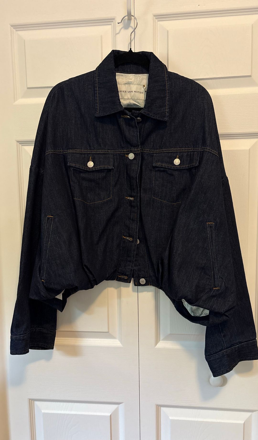 Denim blouson