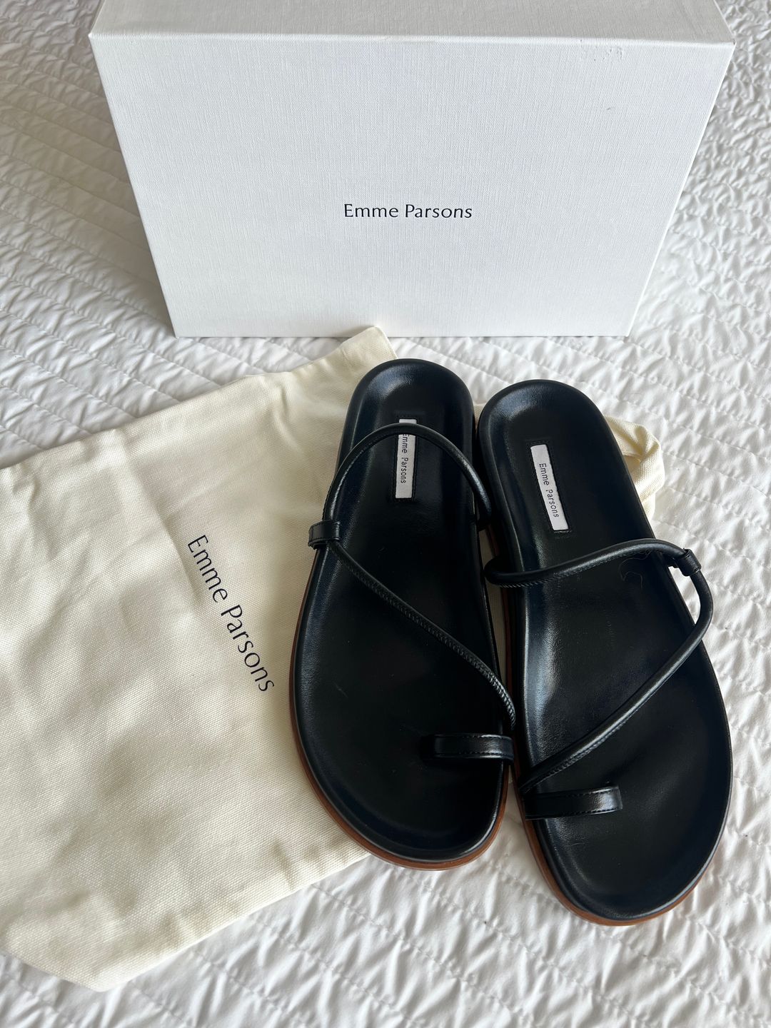 Bari in Black Nappa with Black Sole