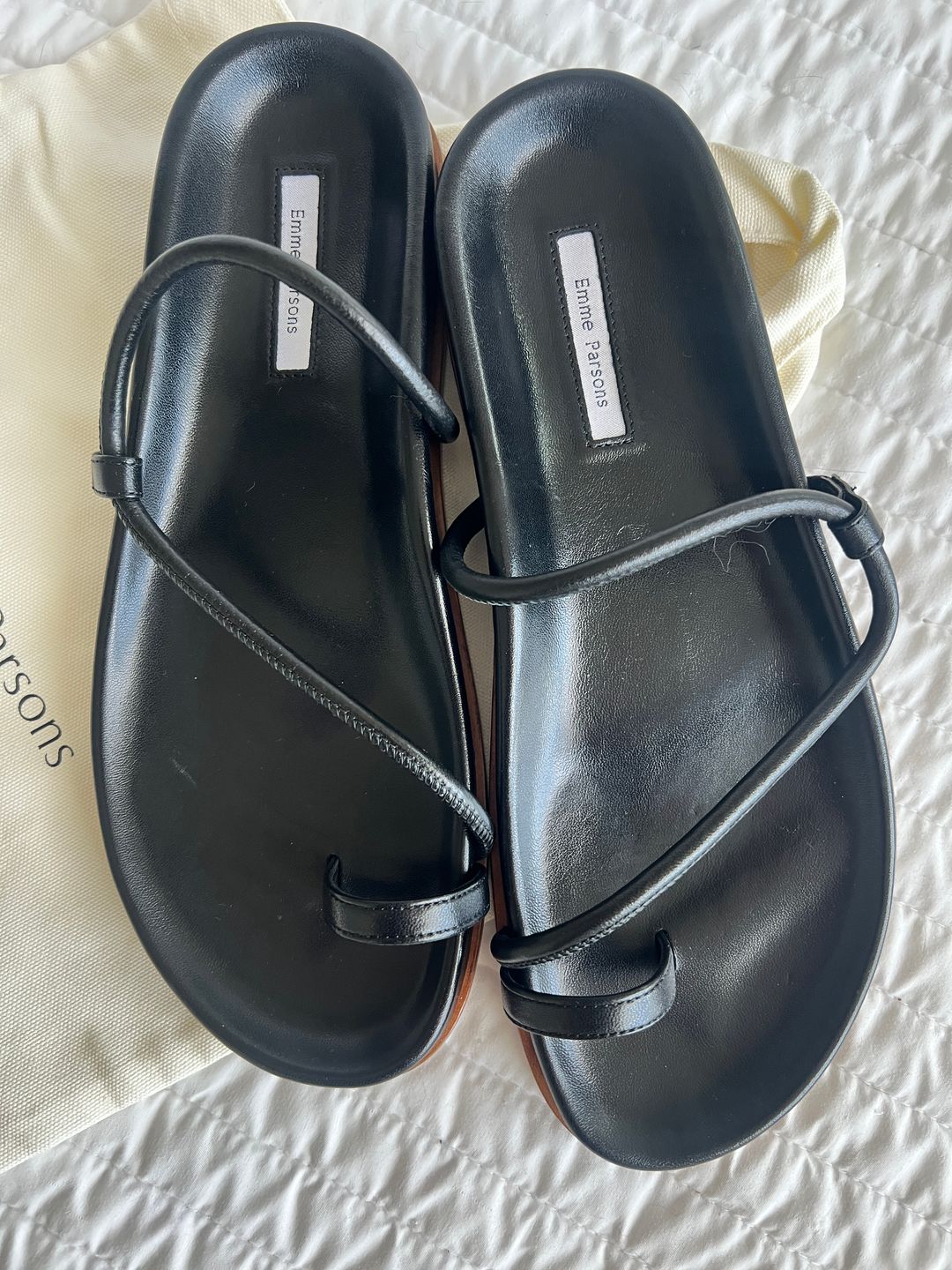 Bari in Black Nappa with Black Sole