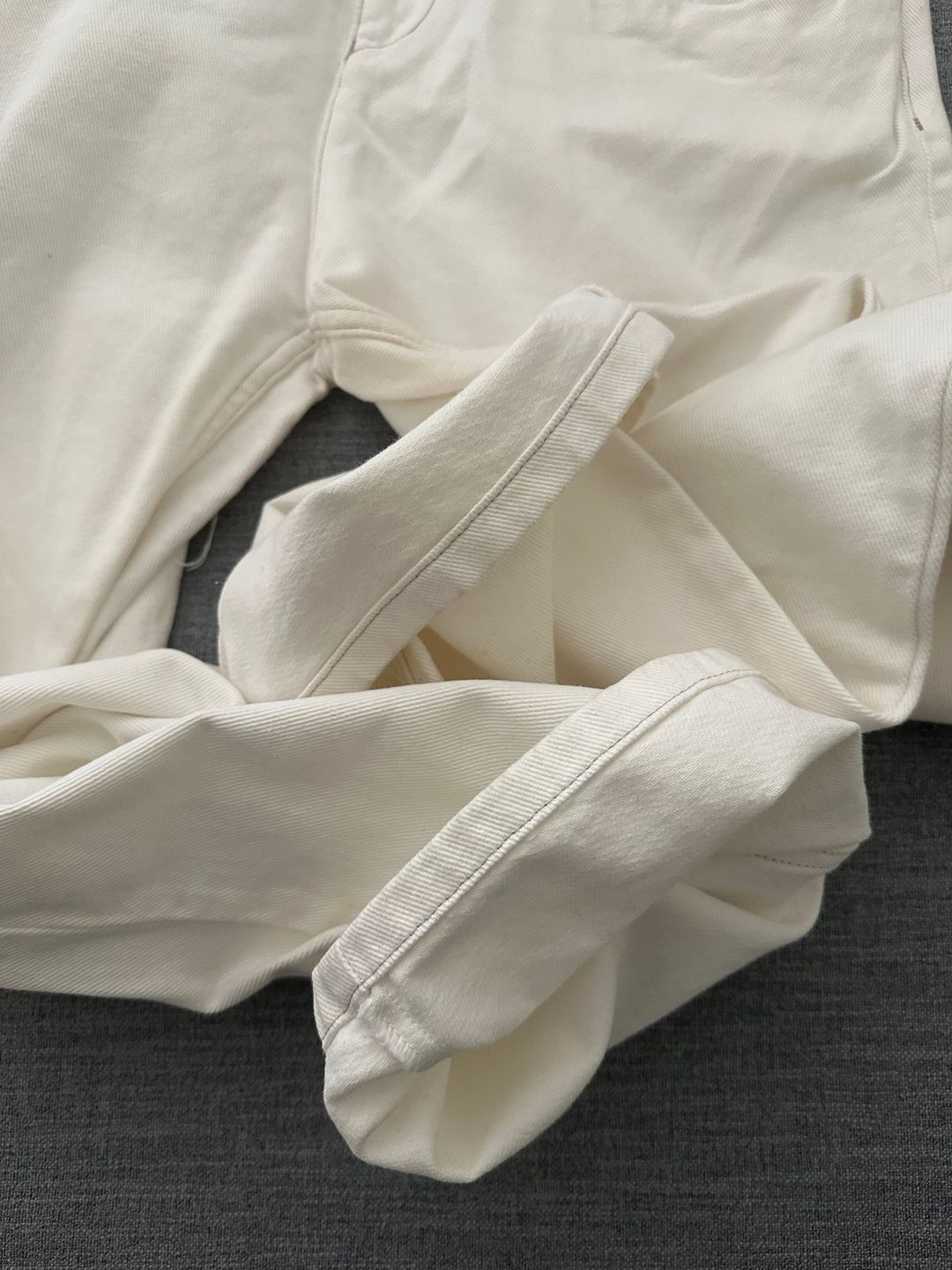White Slash Jeans