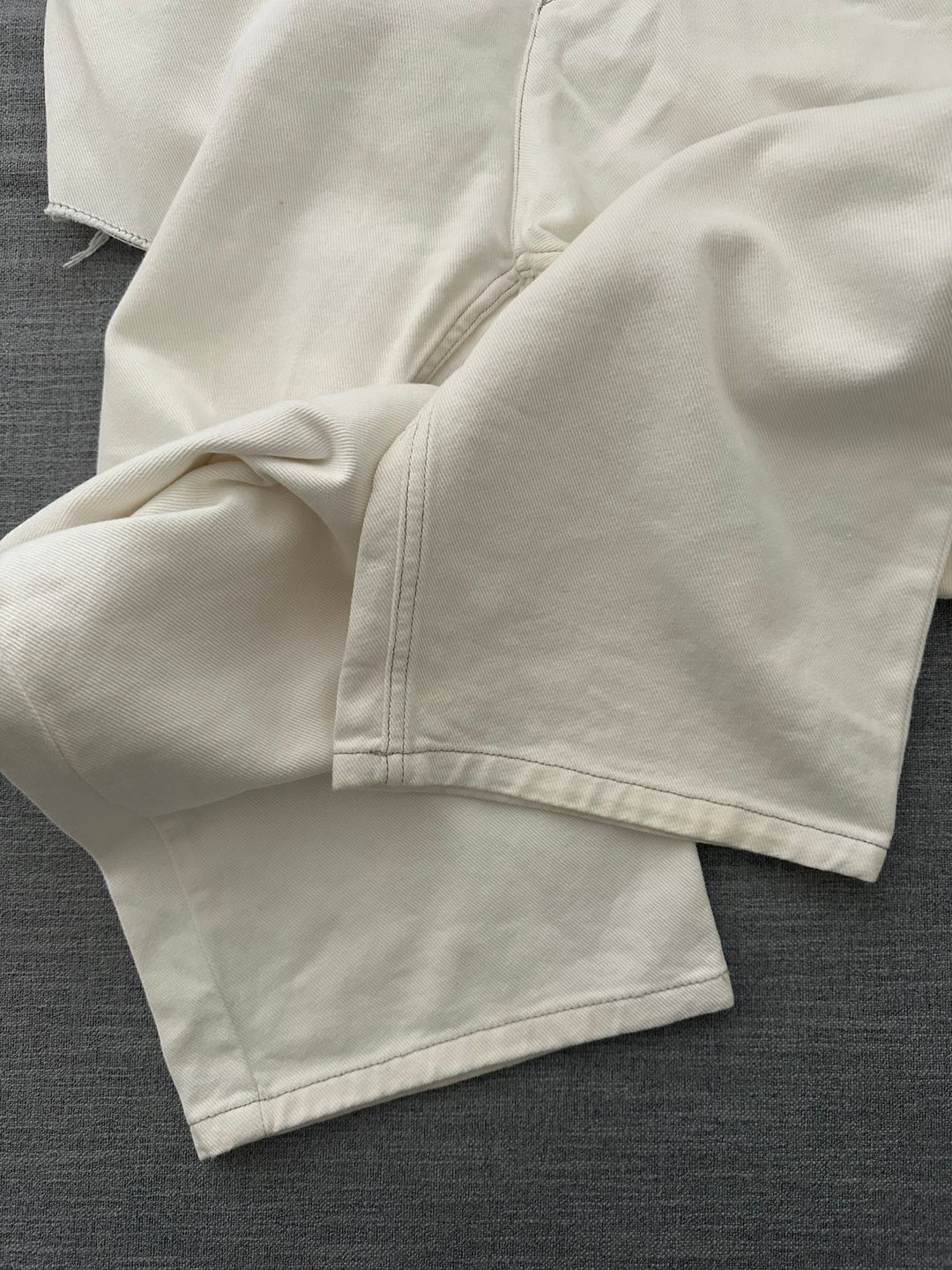 White Slash Jeans