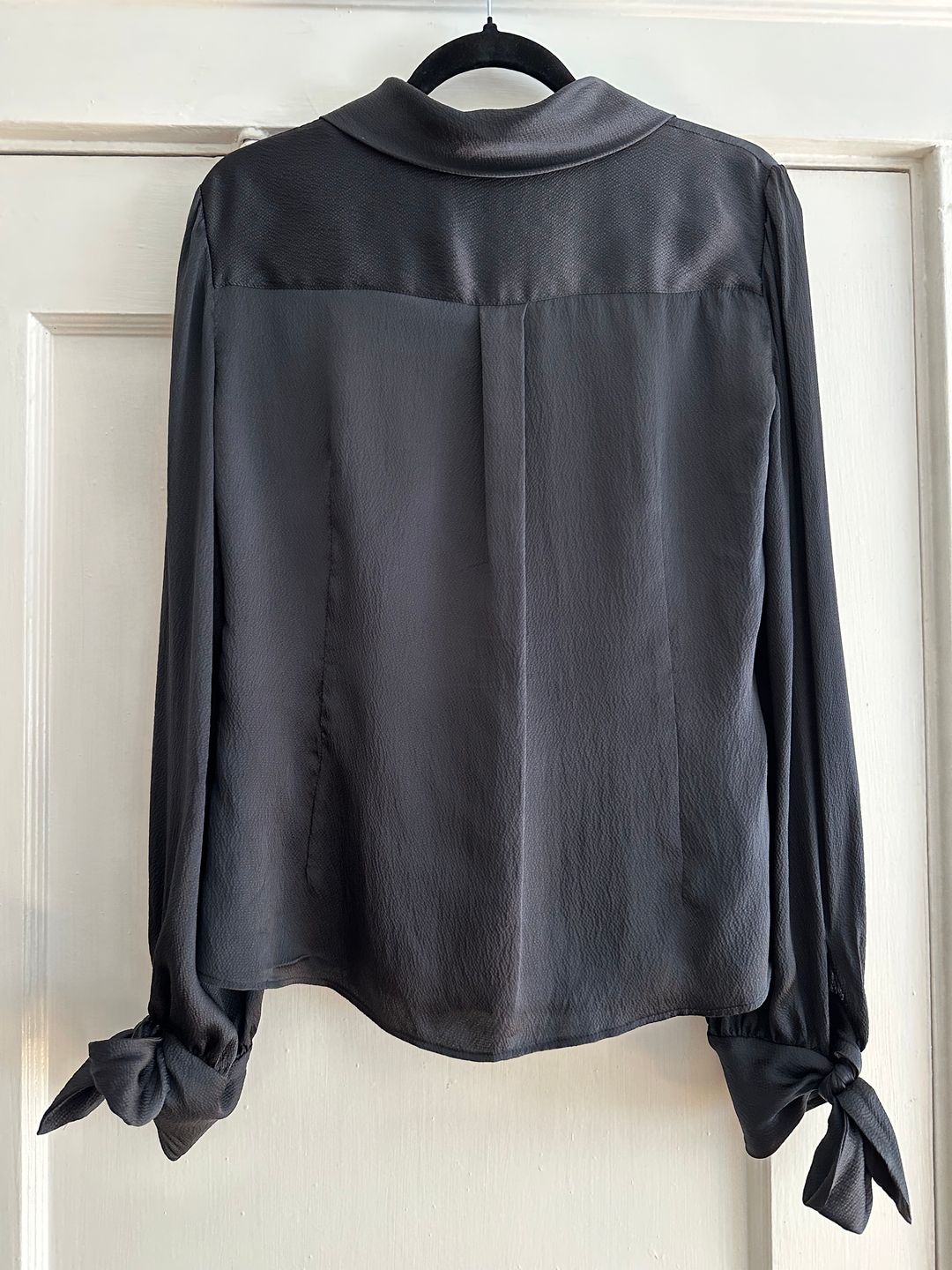 Alexander McQueen Silk Mock Neck Blouse