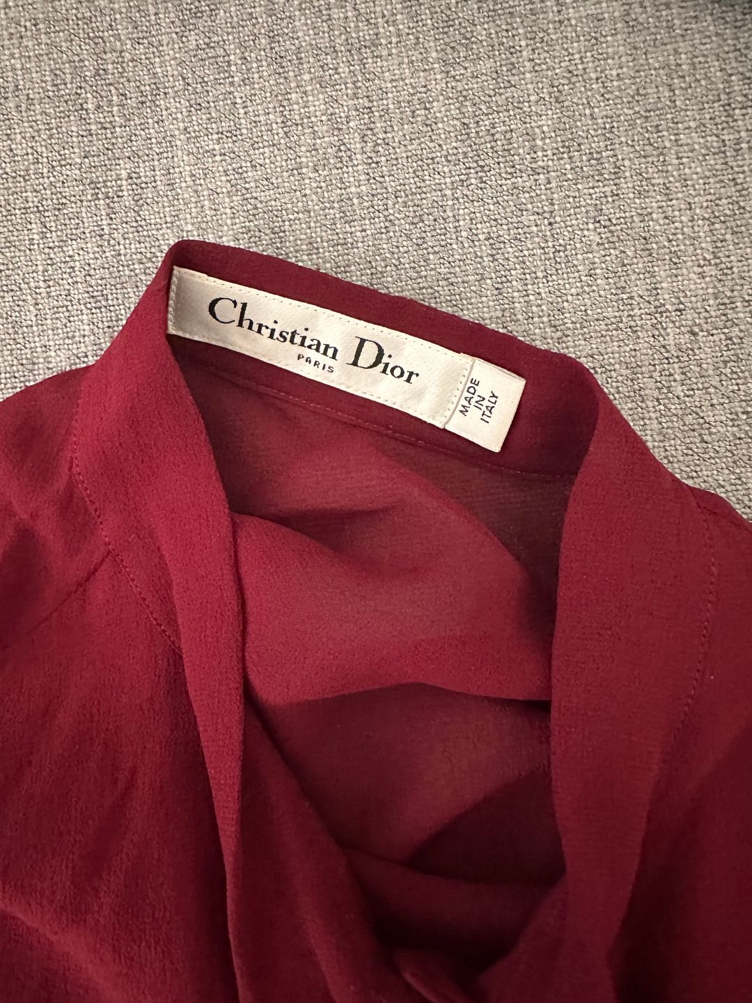 Christian Dior Long Sleeve Blouse