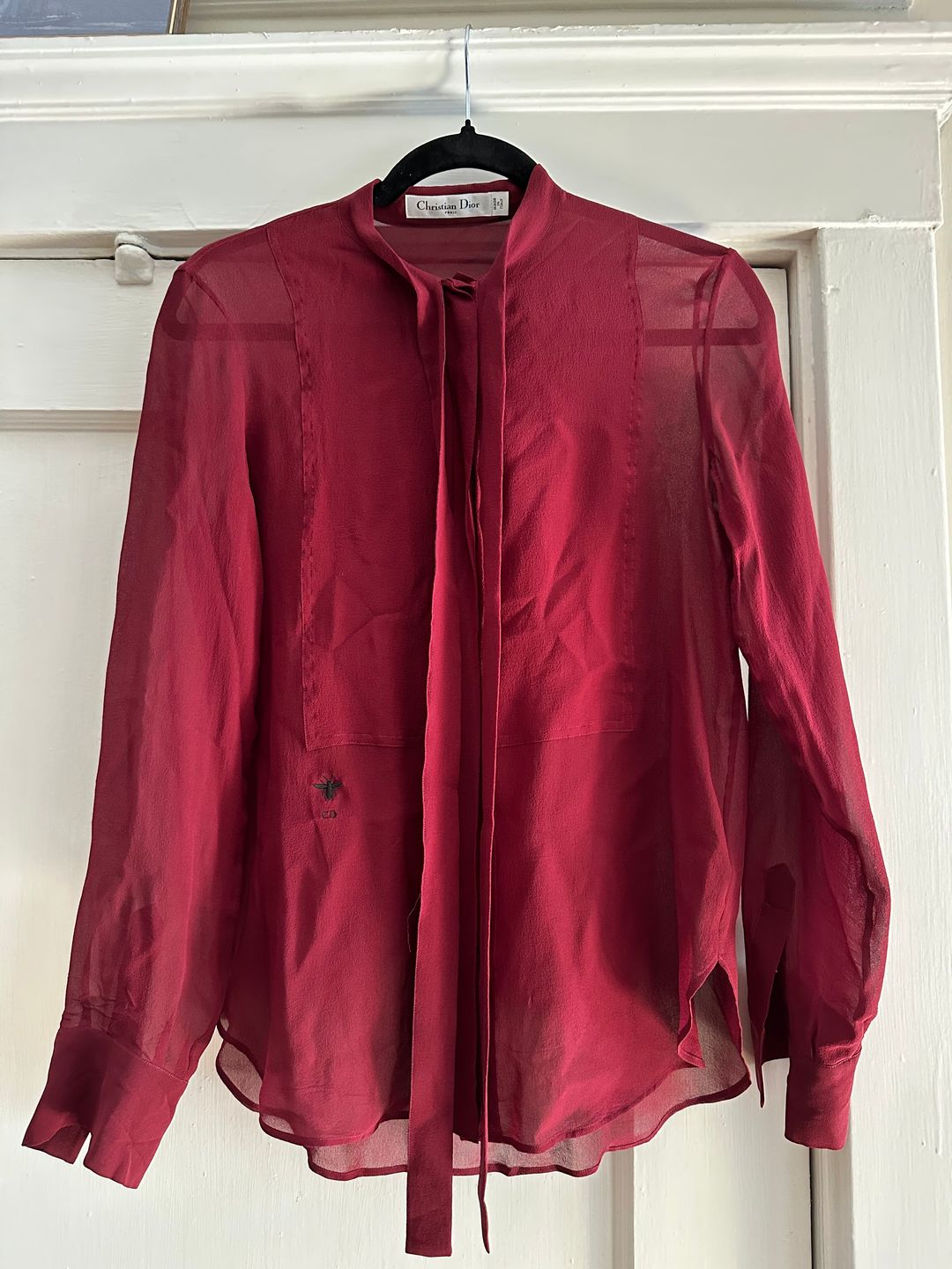 Christian Dior Long Sleeve Blouse