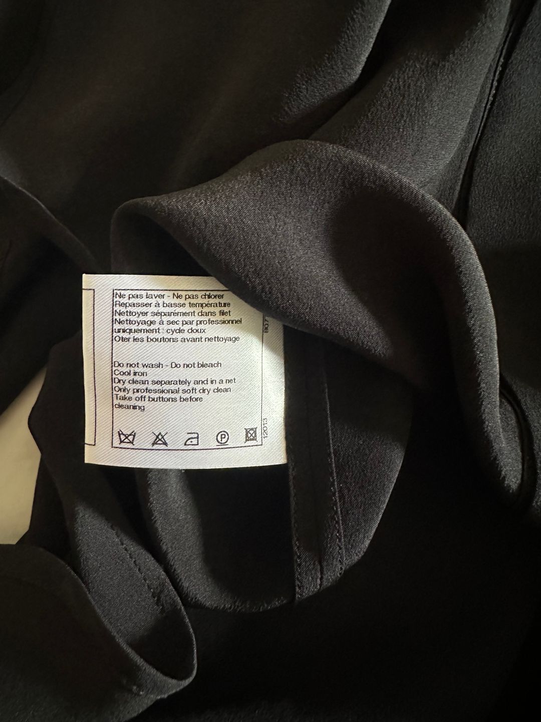 Chanel 2013 Silk Sweatshirt w/ Tags