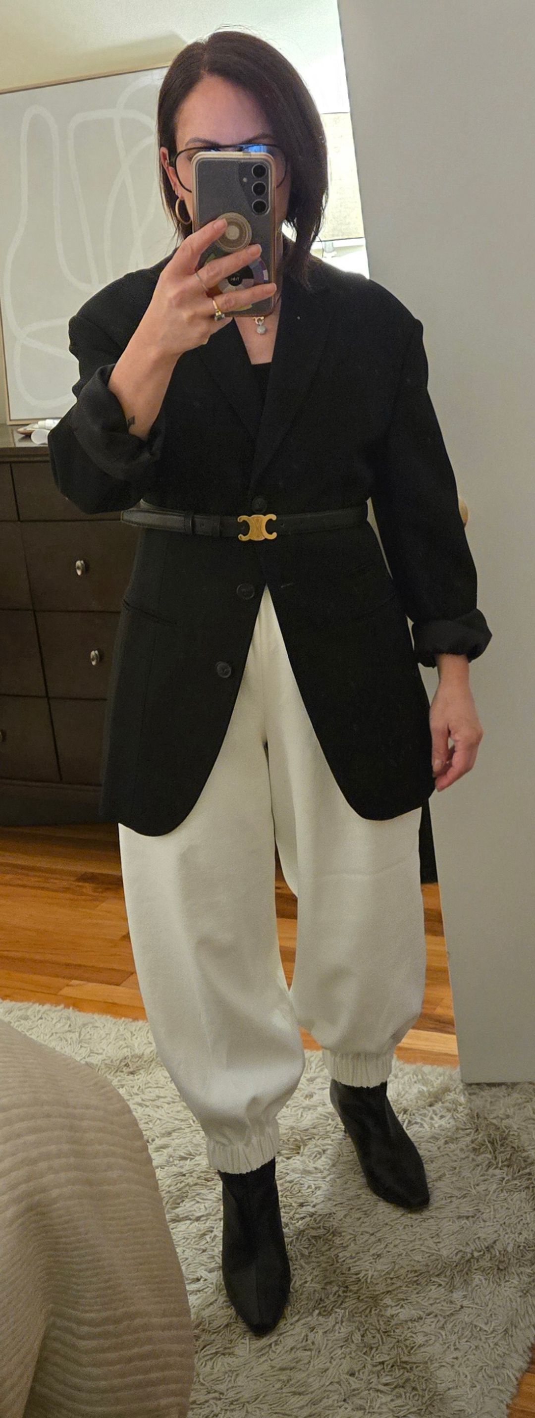 Tailored blazer with notch lapels