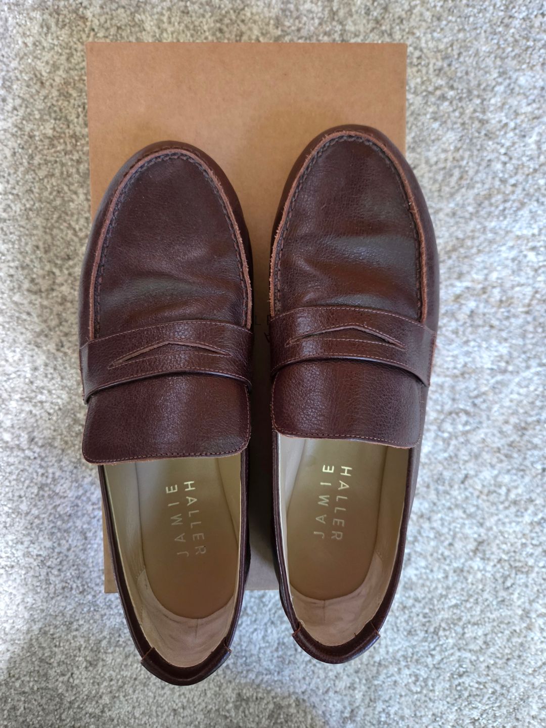 The Penny Loafer in Oxblood