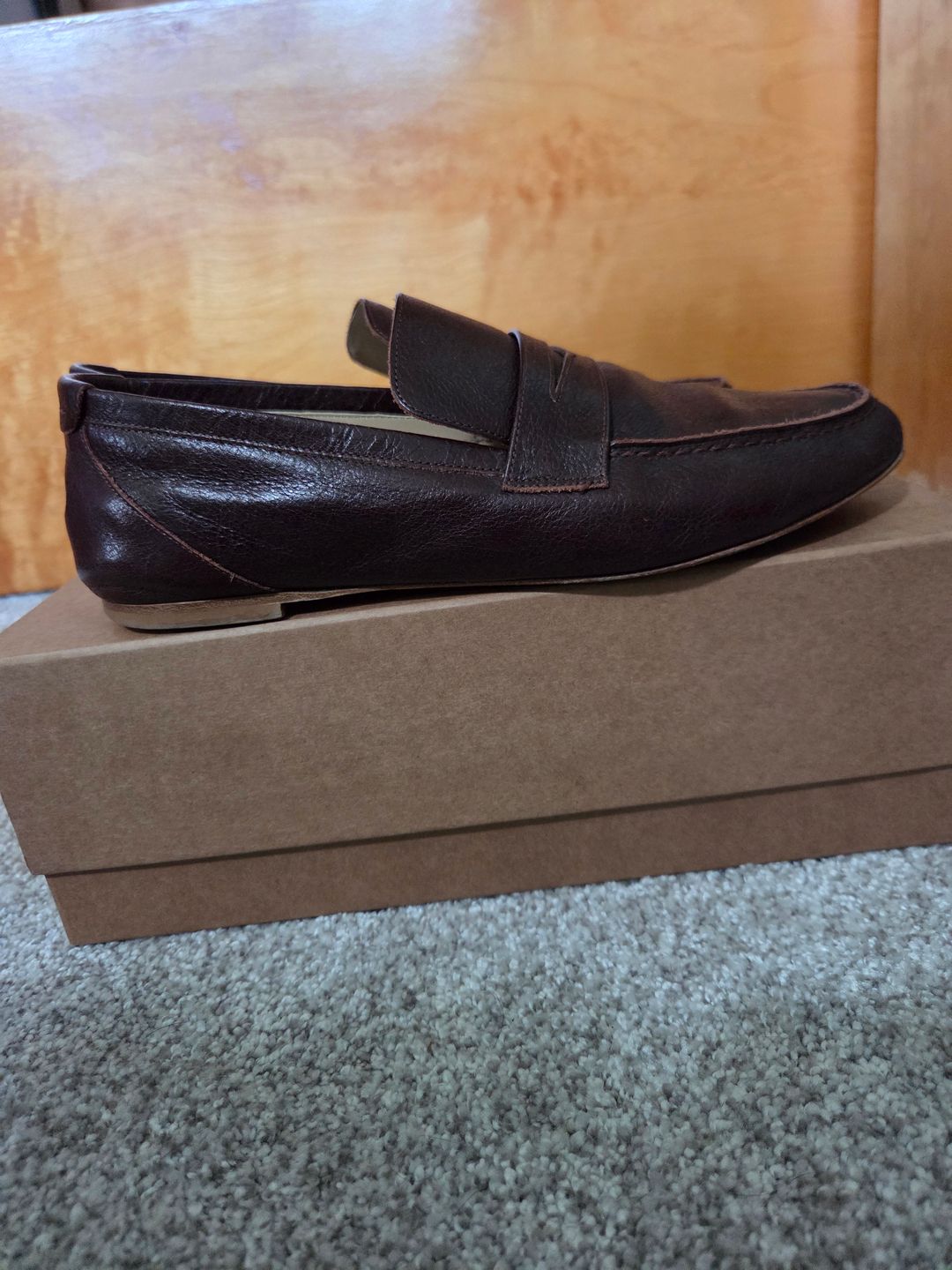The Penny Loafer in Oxblood