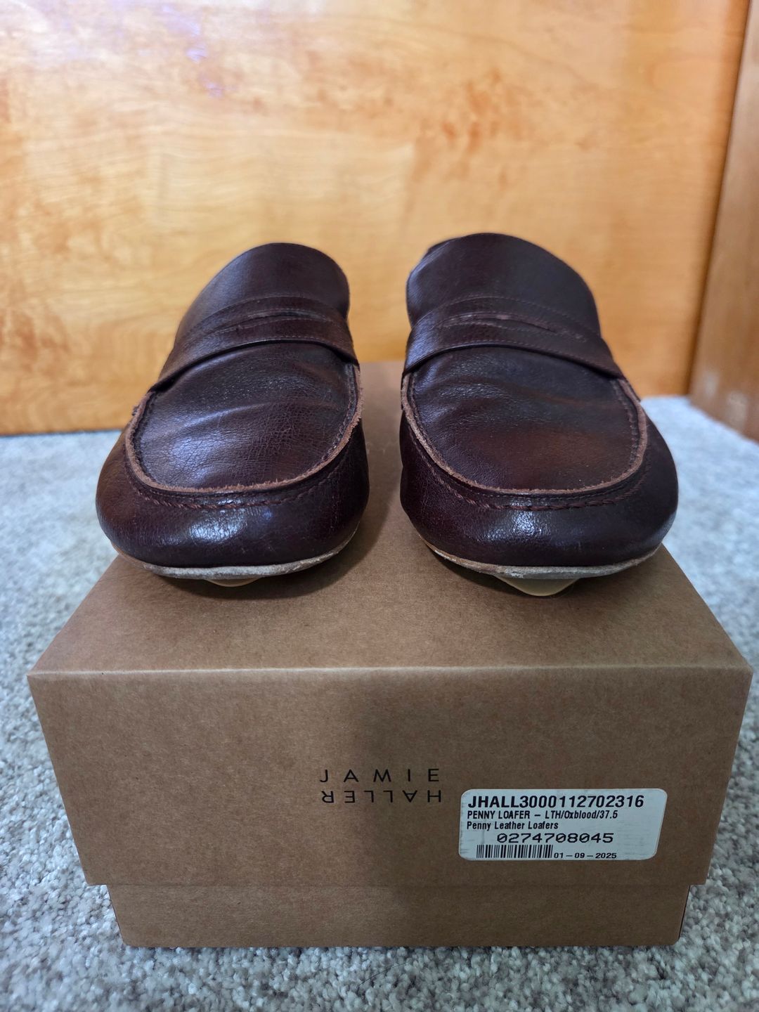 The Penny Loafer in Oxblood