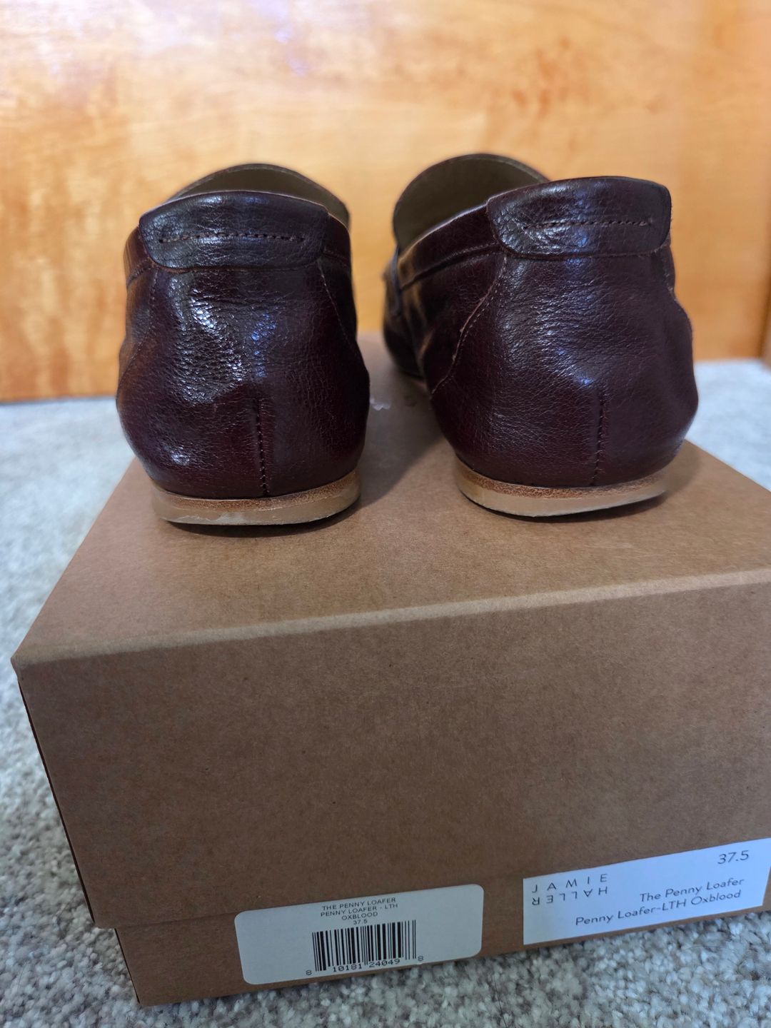 The Penny Loafer in Oxblood