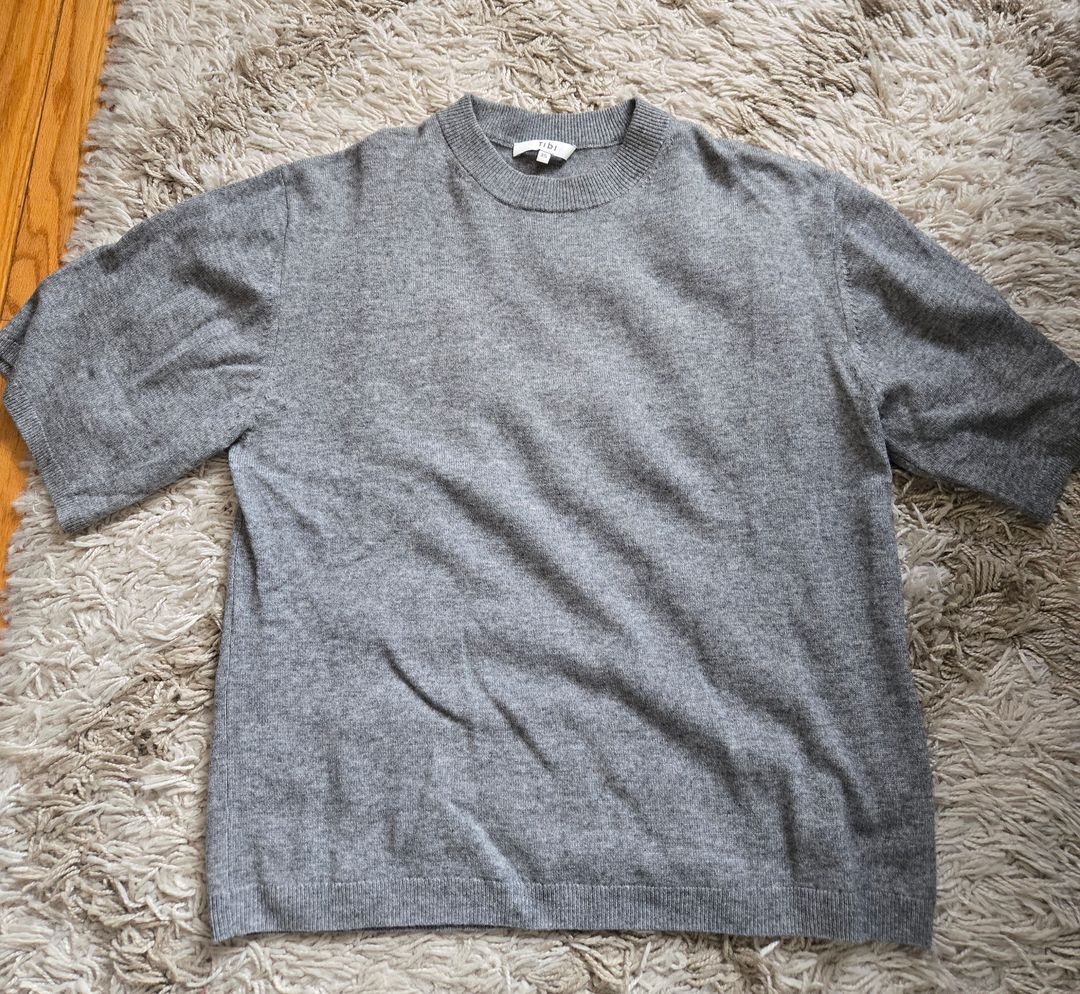 Washable Cashmere Oversized Easy T-Shirt