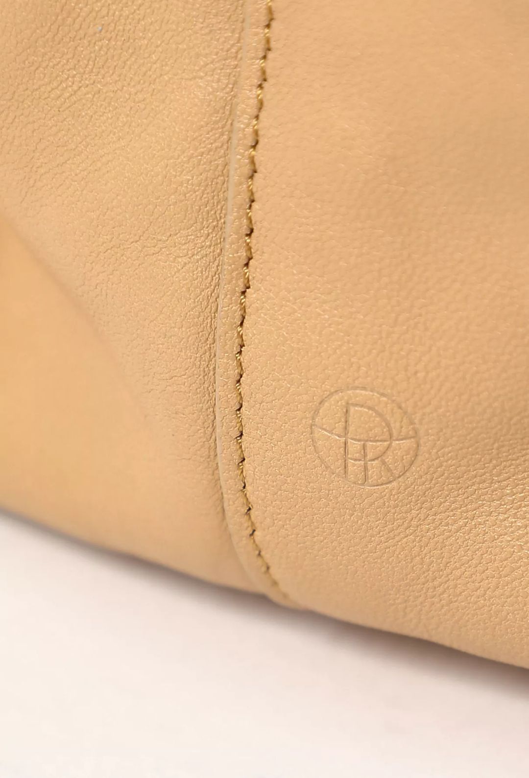 The Row Yellow Double Circle Xl Leather Tote Bag