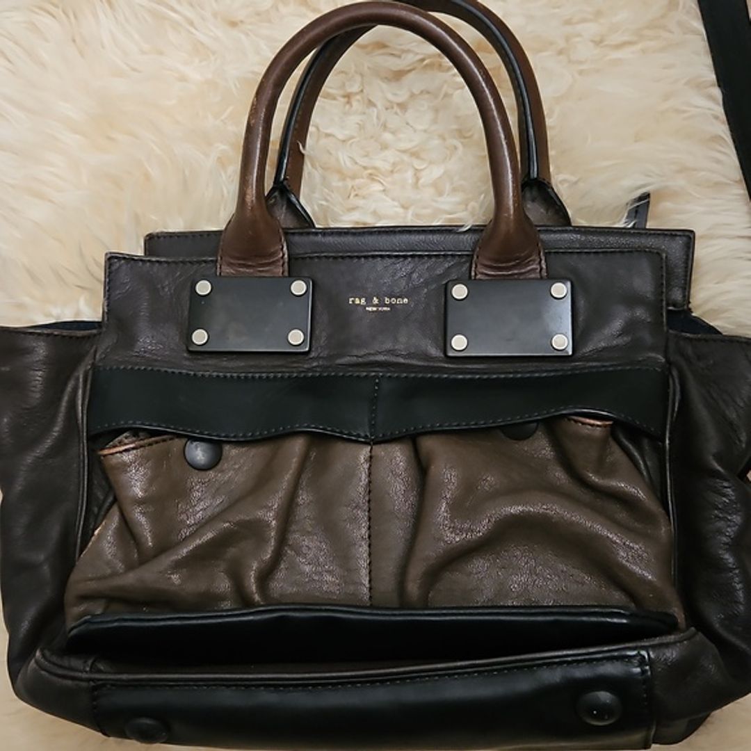 Rag & Bone Small Pilot Bag in Mocha (Black)