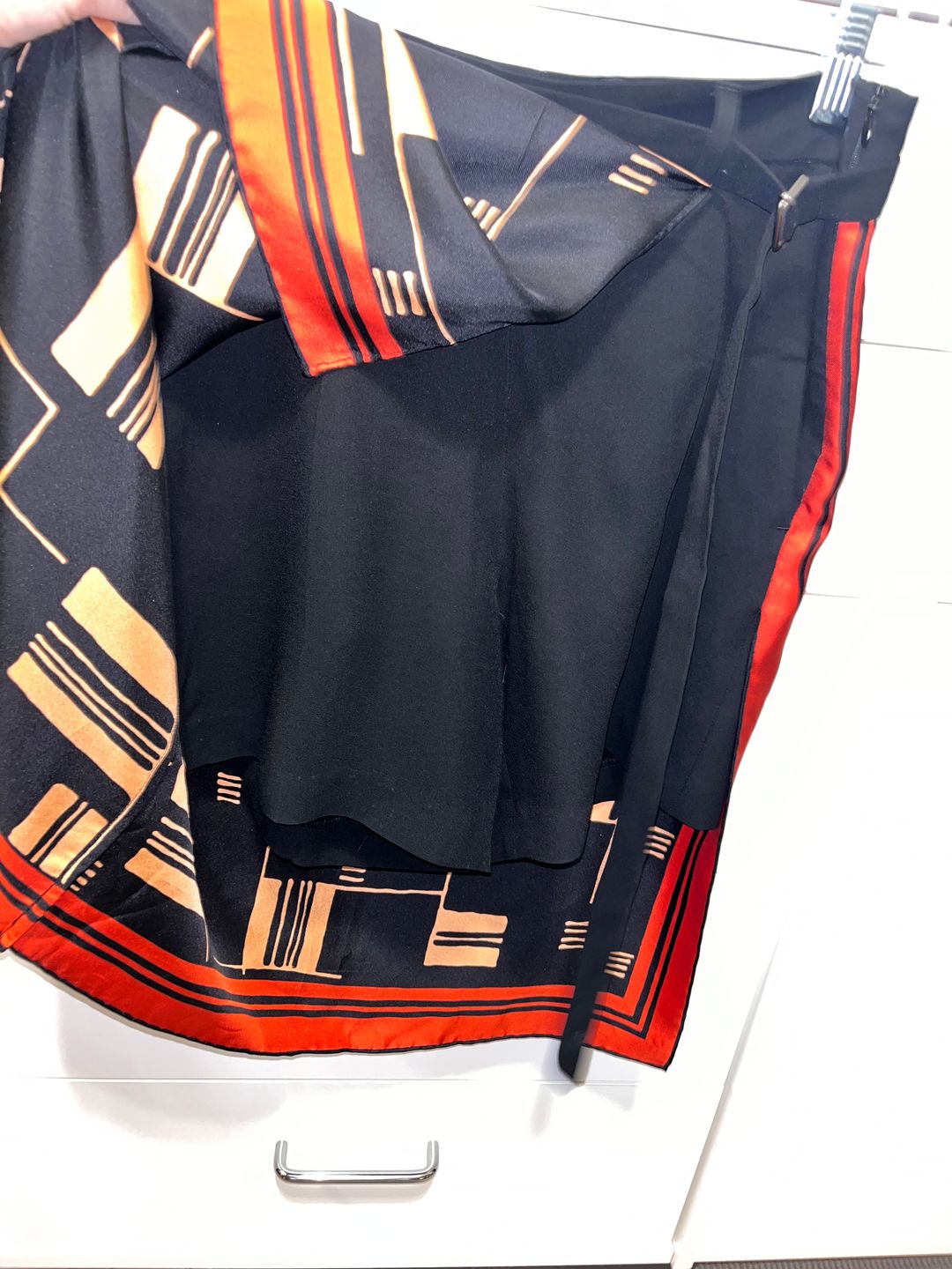 SS 2018 Wrap Front Scarf Skort