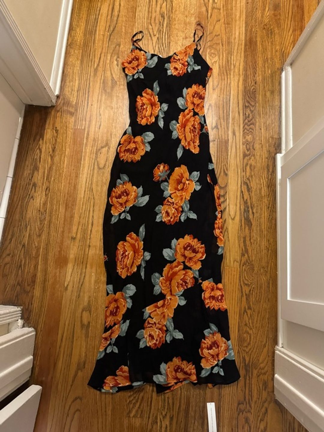NWT Reformation Parma Dress Bias Floral Slip Maxi Dress