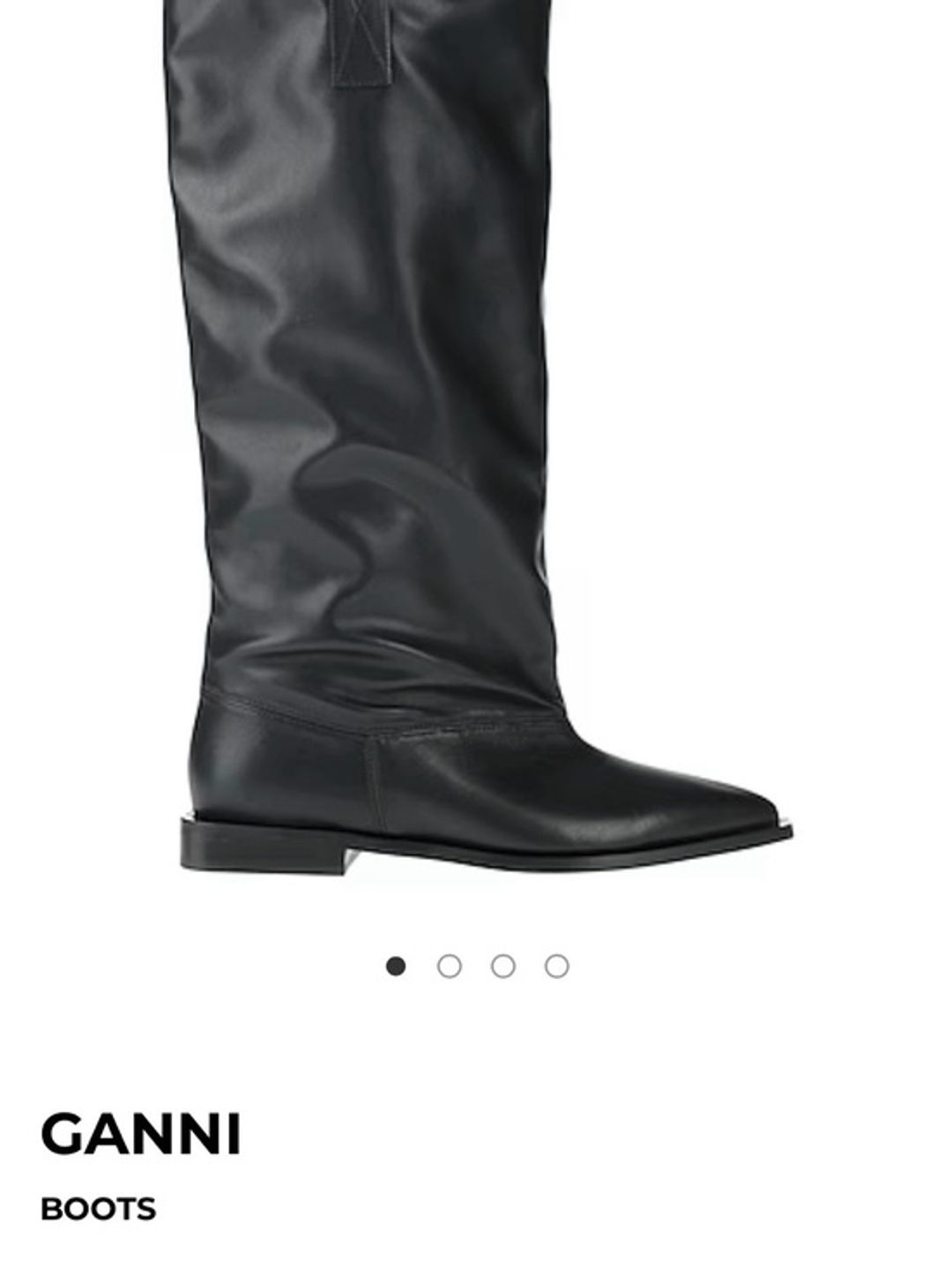Ganni Slouchy Knee High Boot
