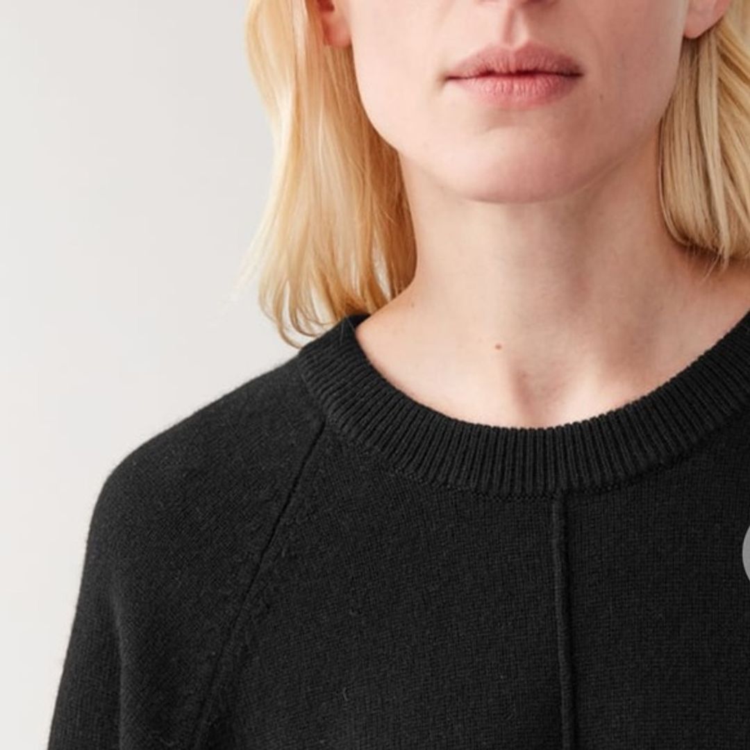 COS Knitted Cotton-Yak Sweater