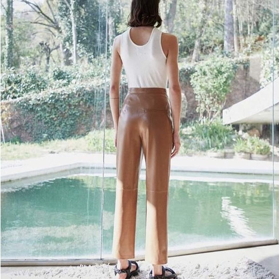 Nanushka Mitsu Vegan Leather Trousers
