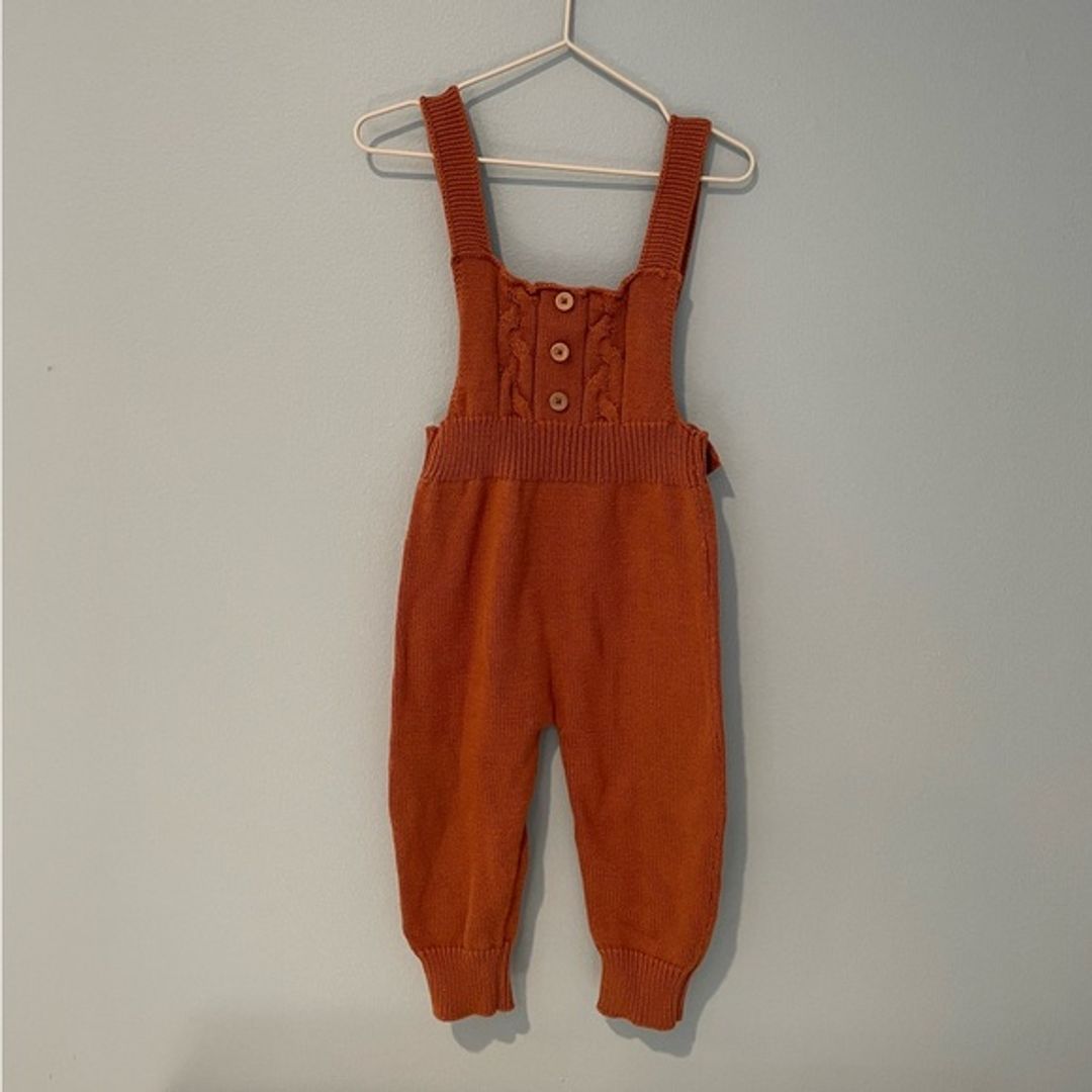 Vince Fin & Vince Brown/Orange Overalls in Size 12 US