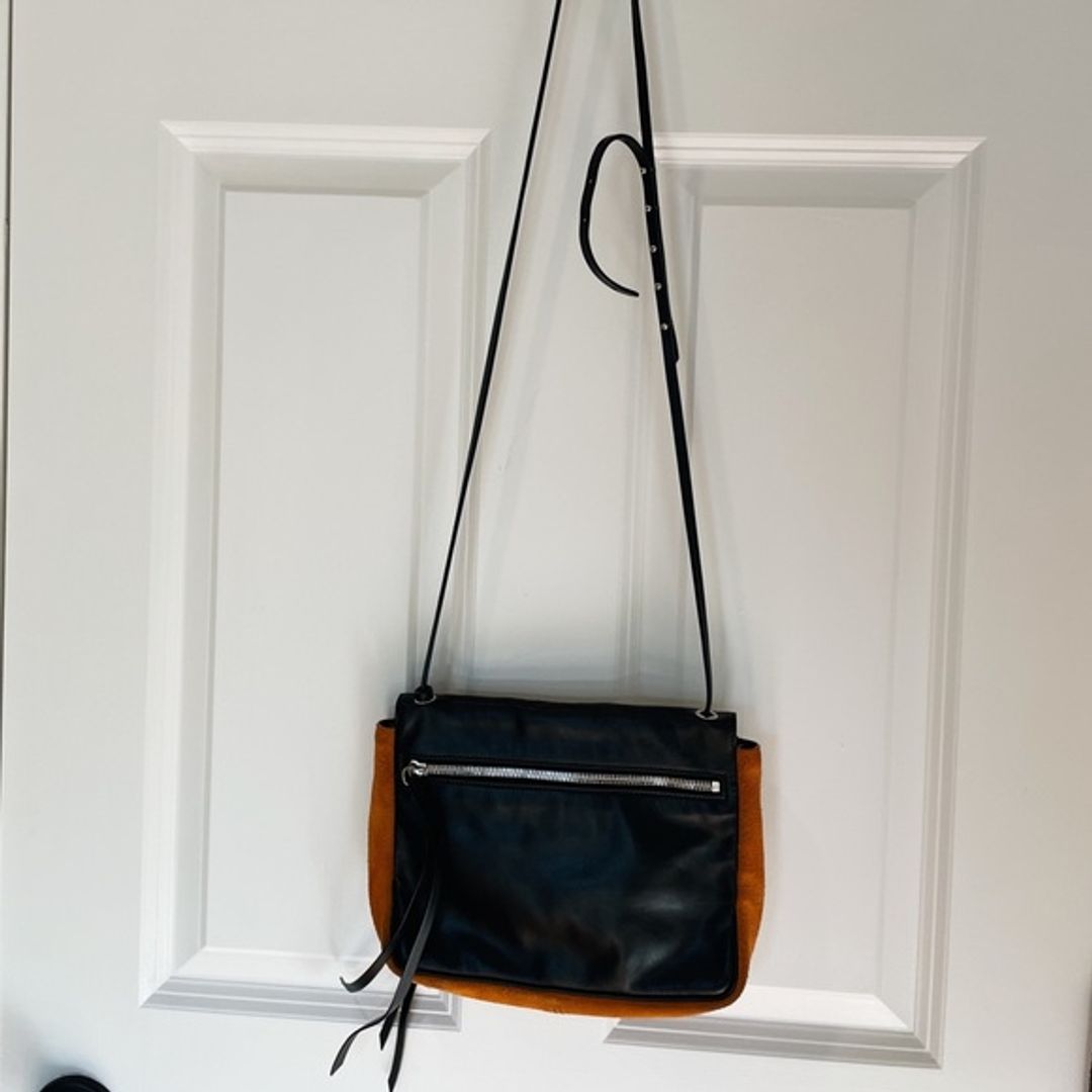 Jil Sander Navy Leather/Suede Bag