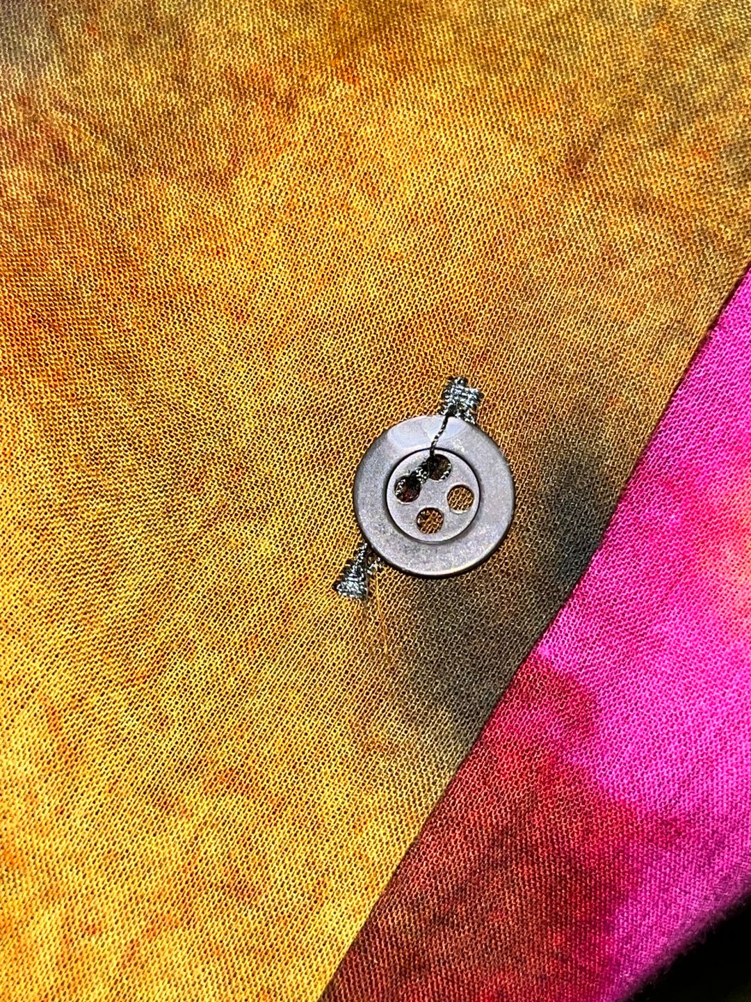 Dries Van Noten ''Clavelly'' Watercolor Shirt in Fuchsia