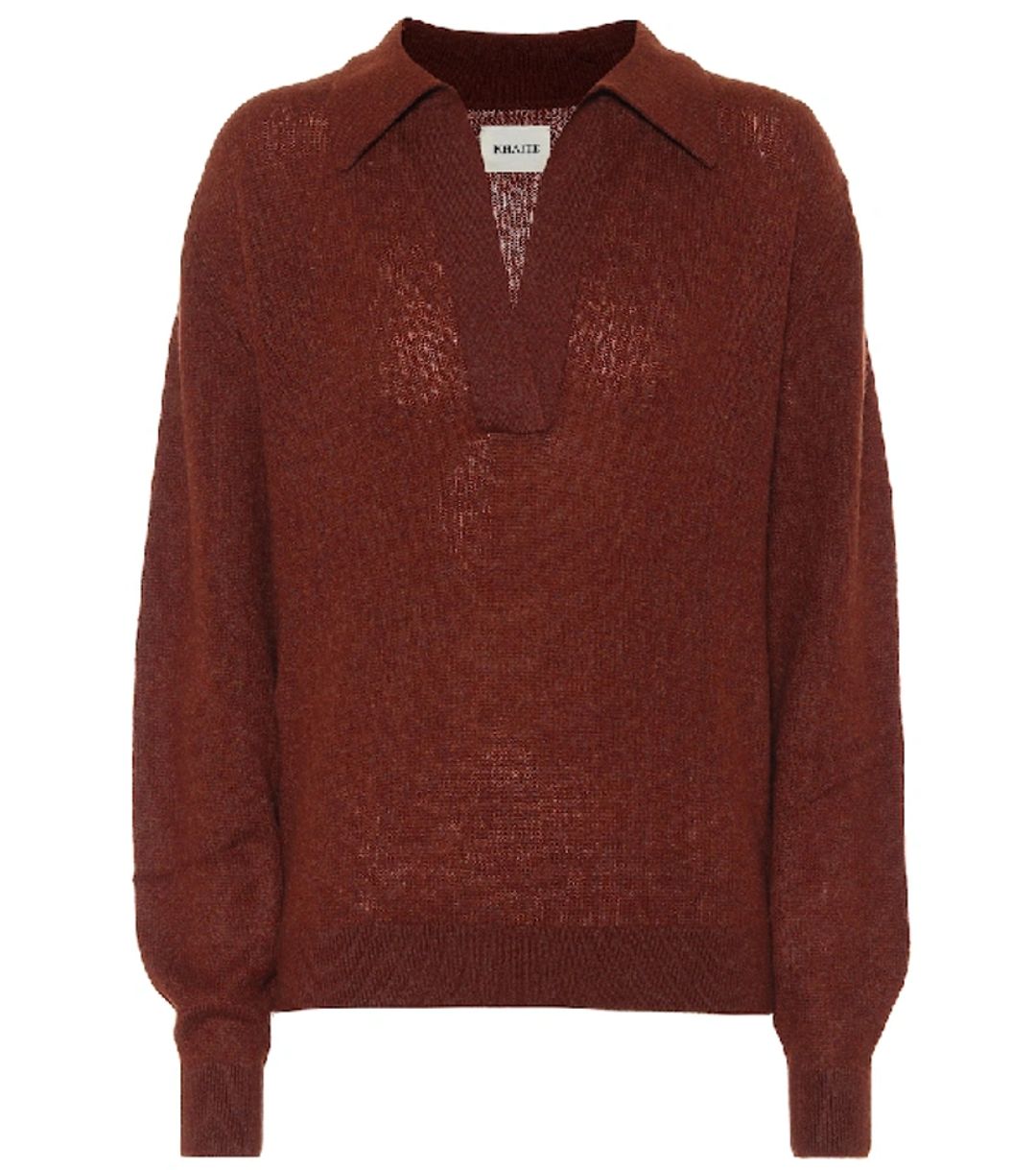 The Jo Sweater in Burgundy #10
