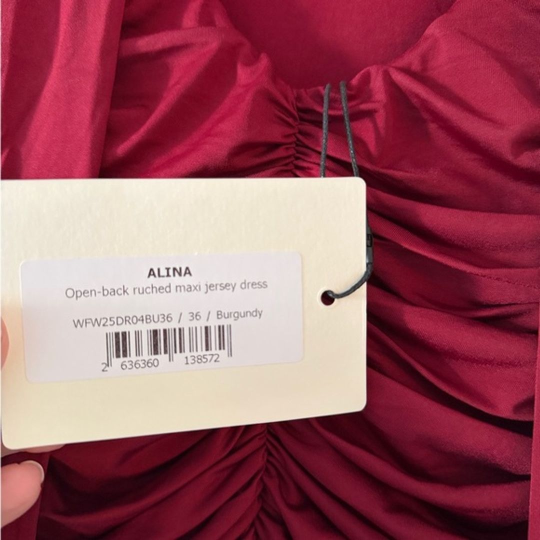 NWT Siedrés Burgundy Maxi Dress