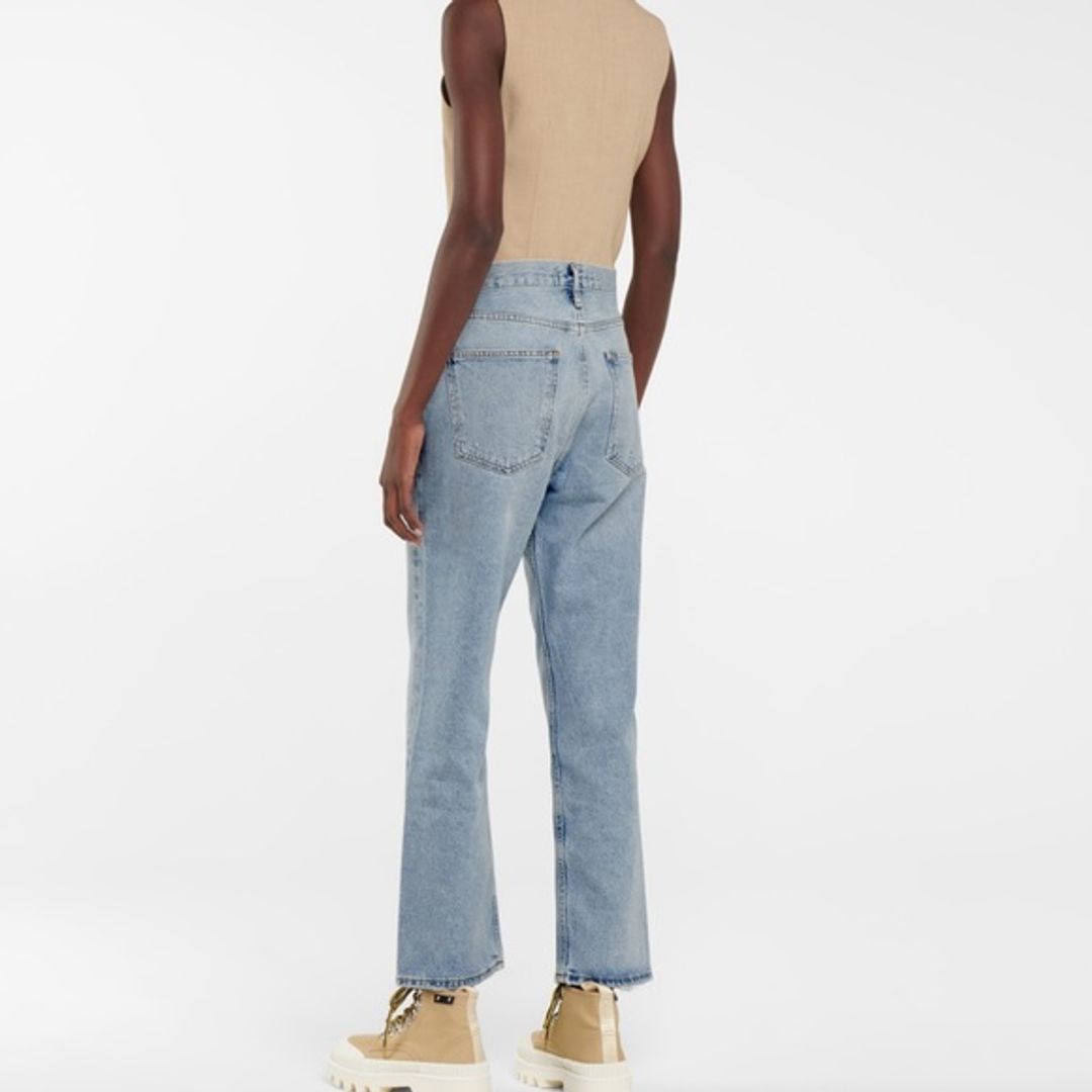 AGolde Ripley Mid-Rise Straight Jeans