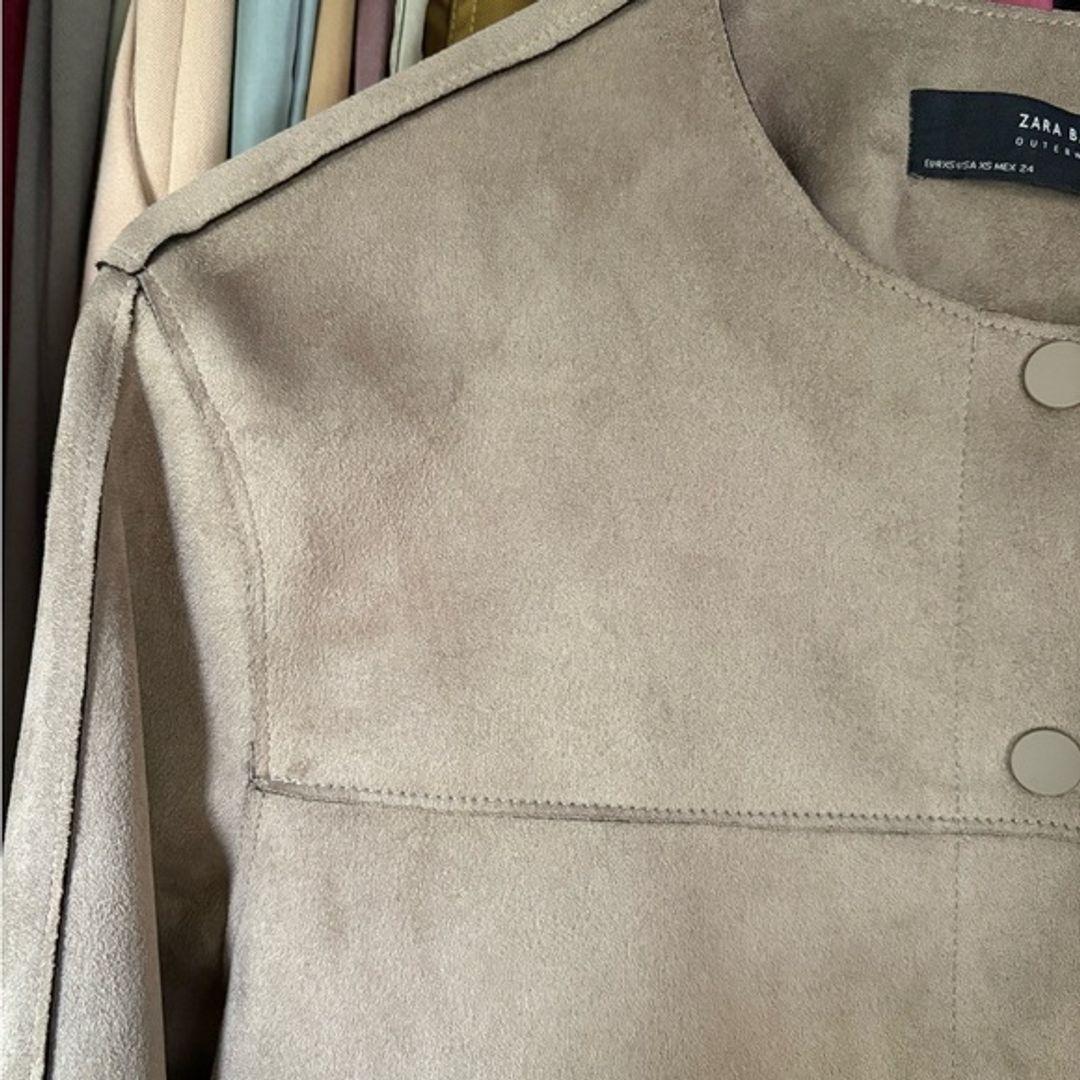 Zara Women's Beige Blazer Jacket